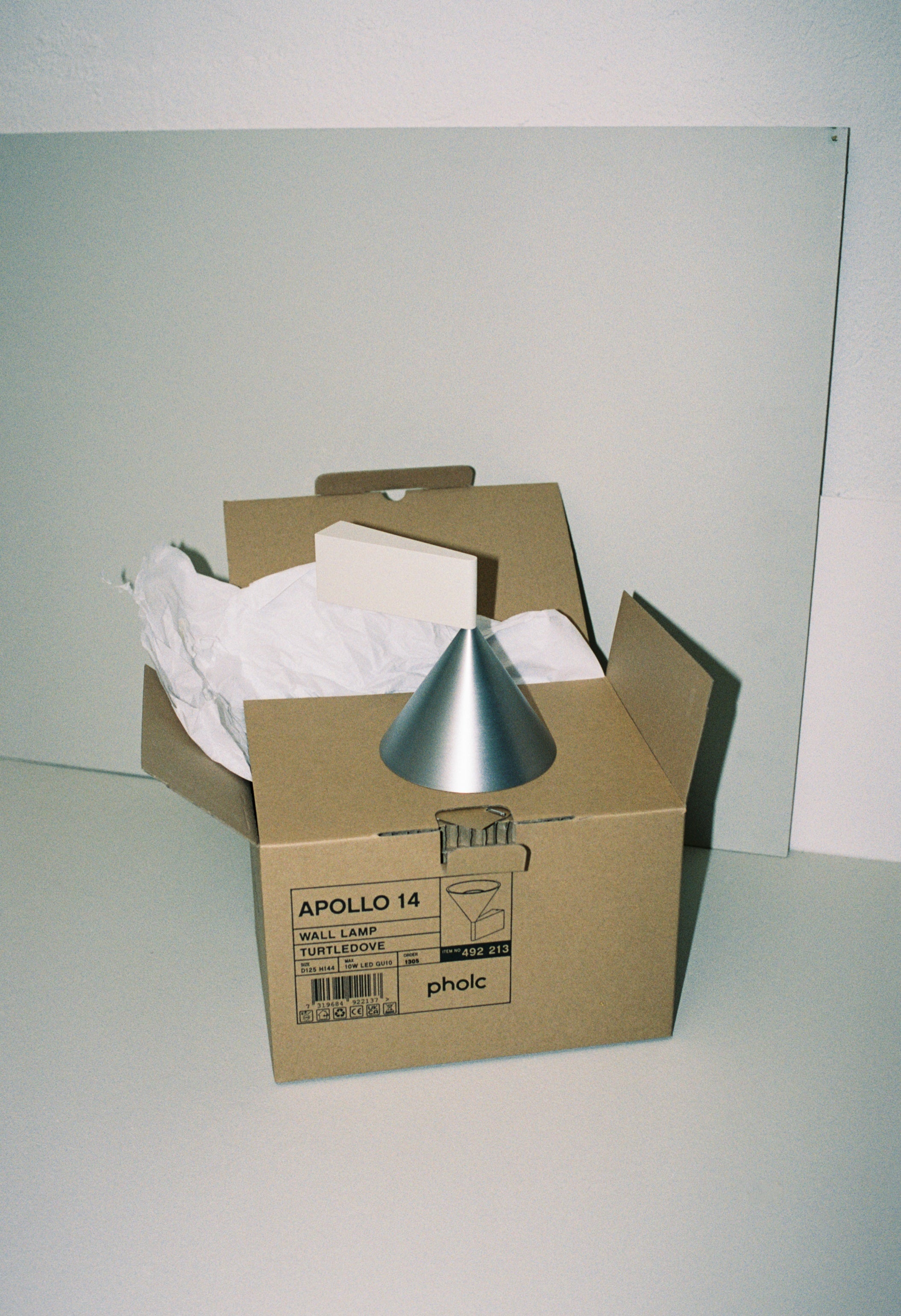 Lampa ścienna APOLLO biały