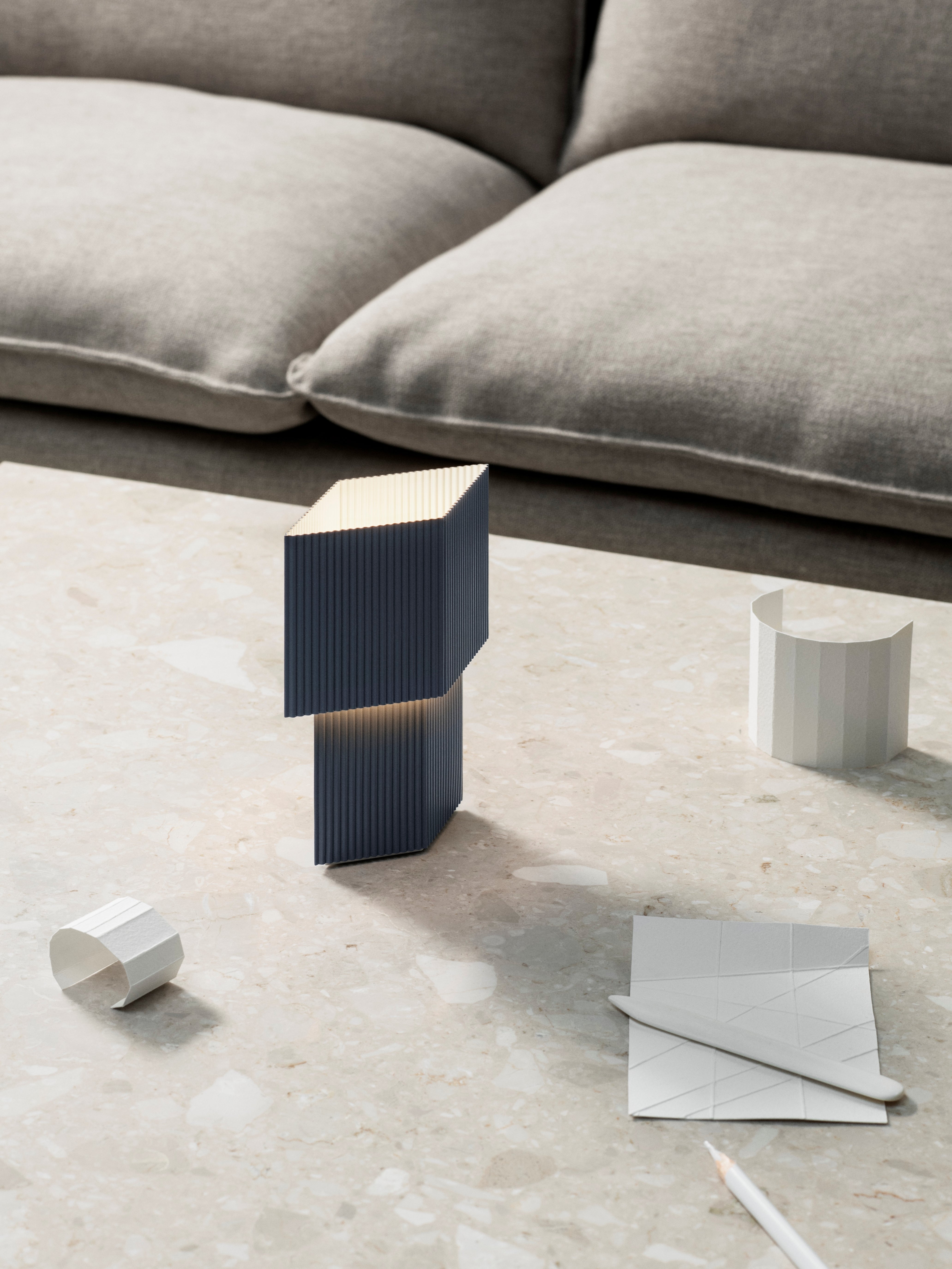 Tischlampe ROMB MINI dunkelblau