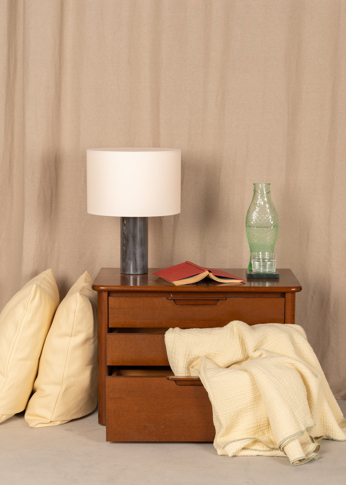 Lampa stołowa PIPITO czarny marmur