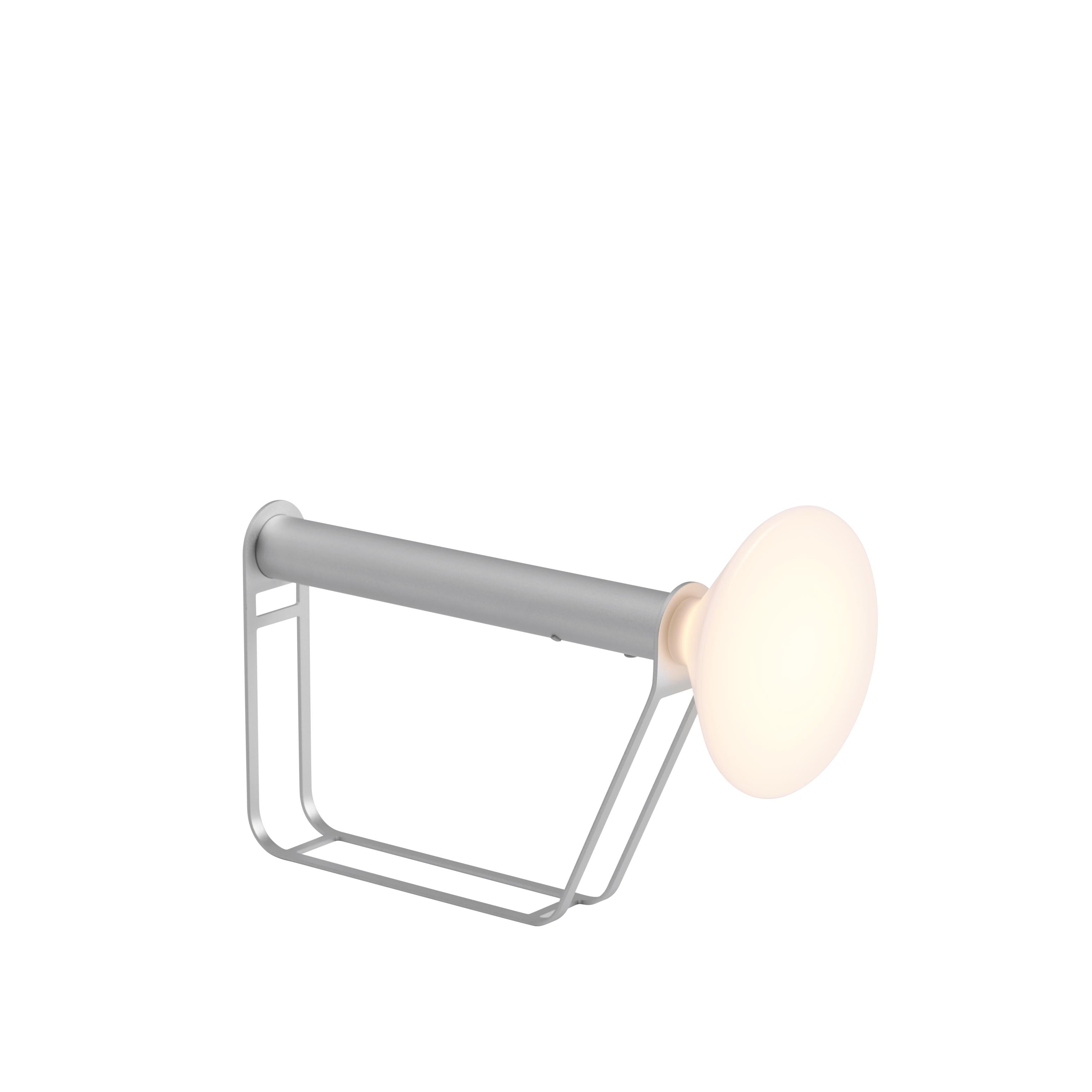 Tragbare Außenlampe PITON silber