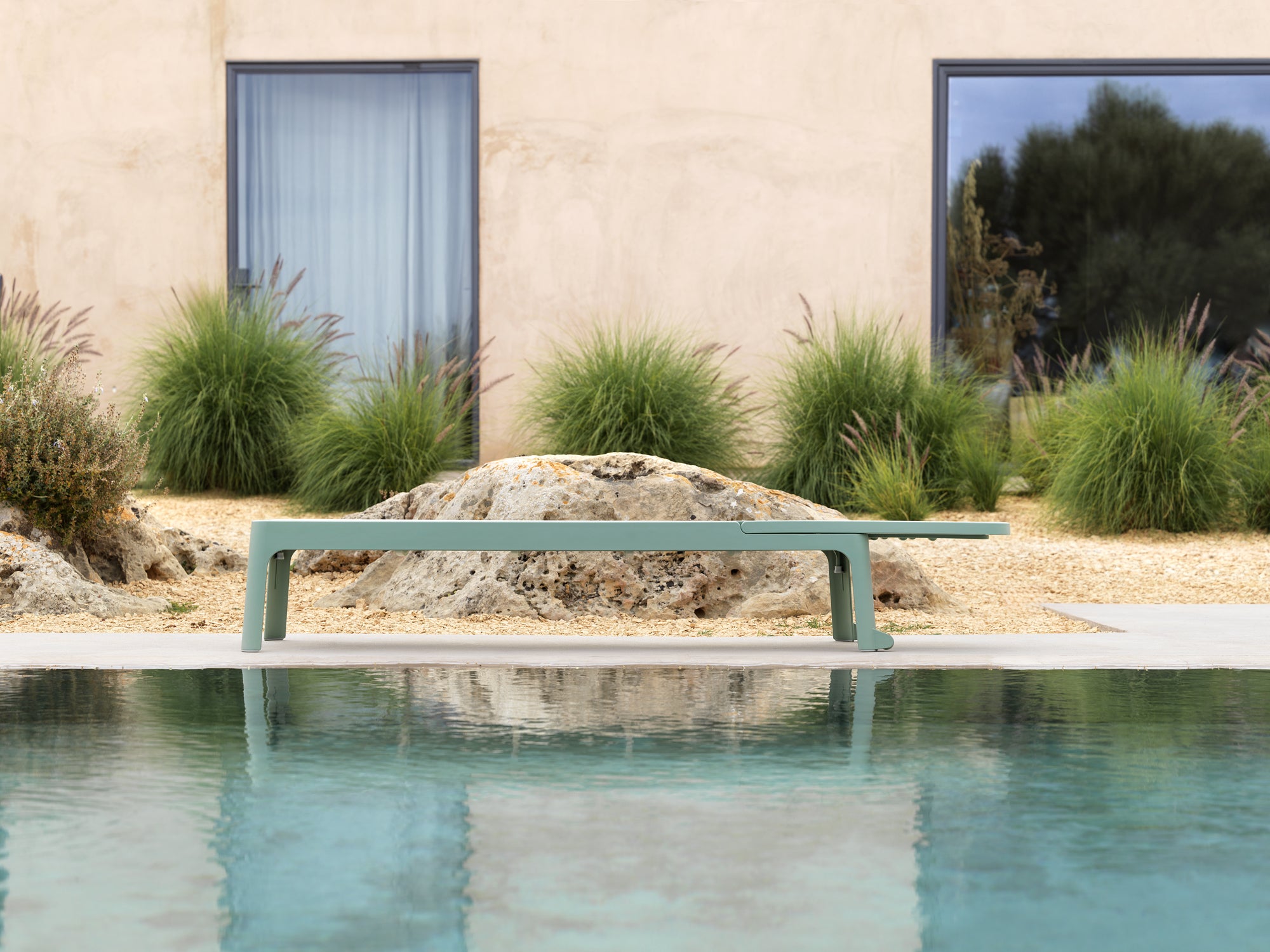 Liegestuhl PLANO mintgrün