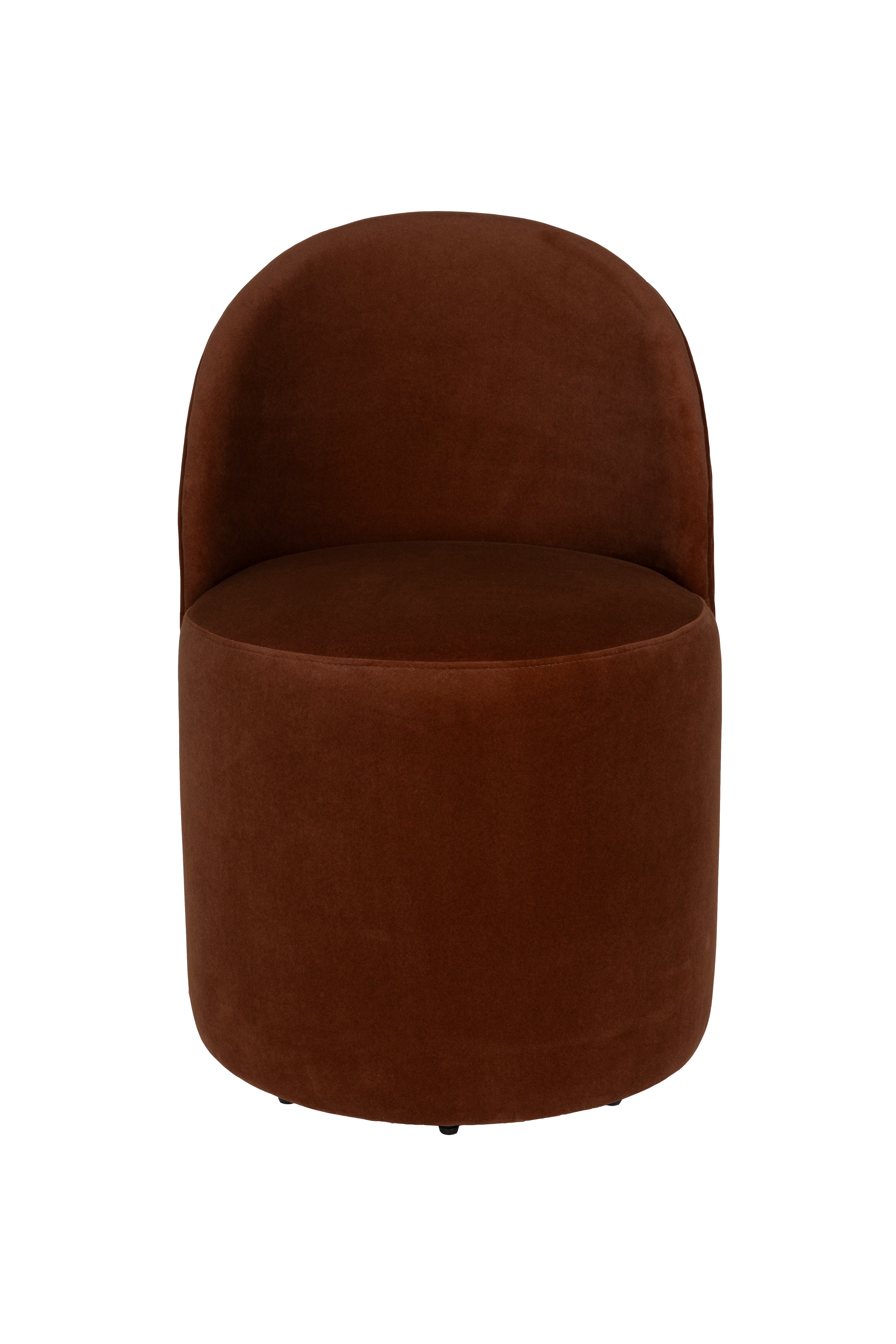 Fotel PLUSH brązowy