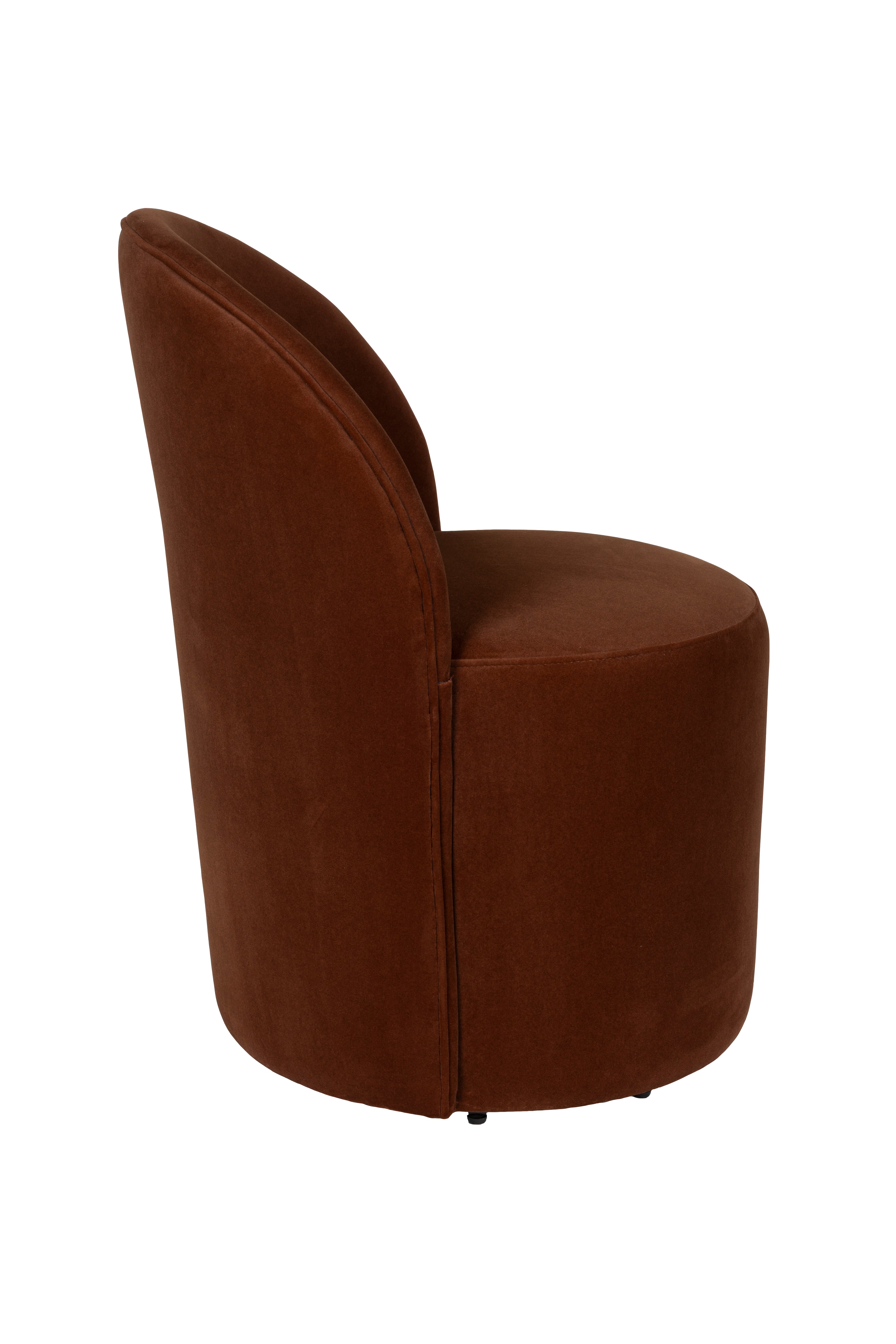Fotel PLUSH brązowy