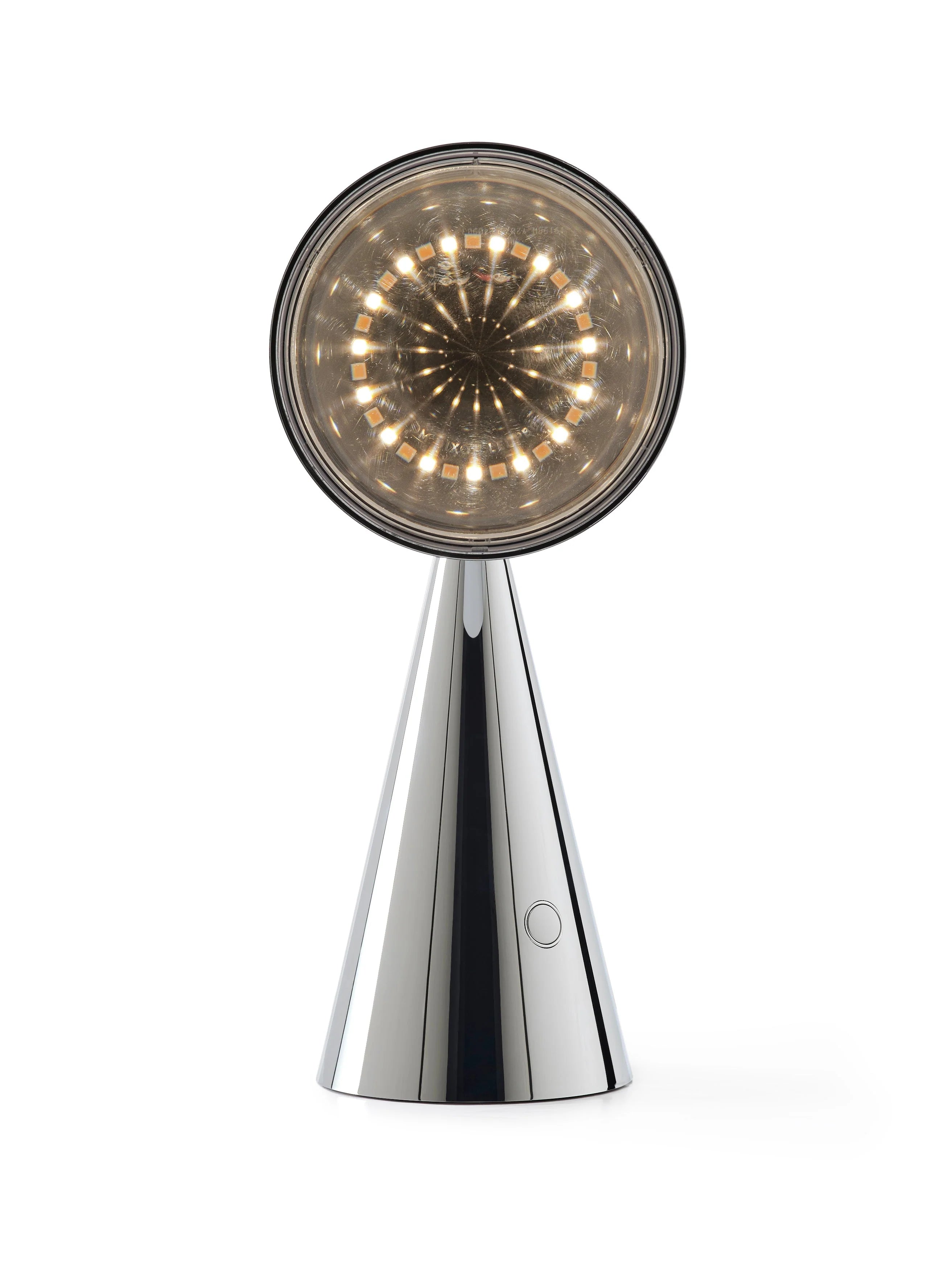Portable table lamp POSE silver