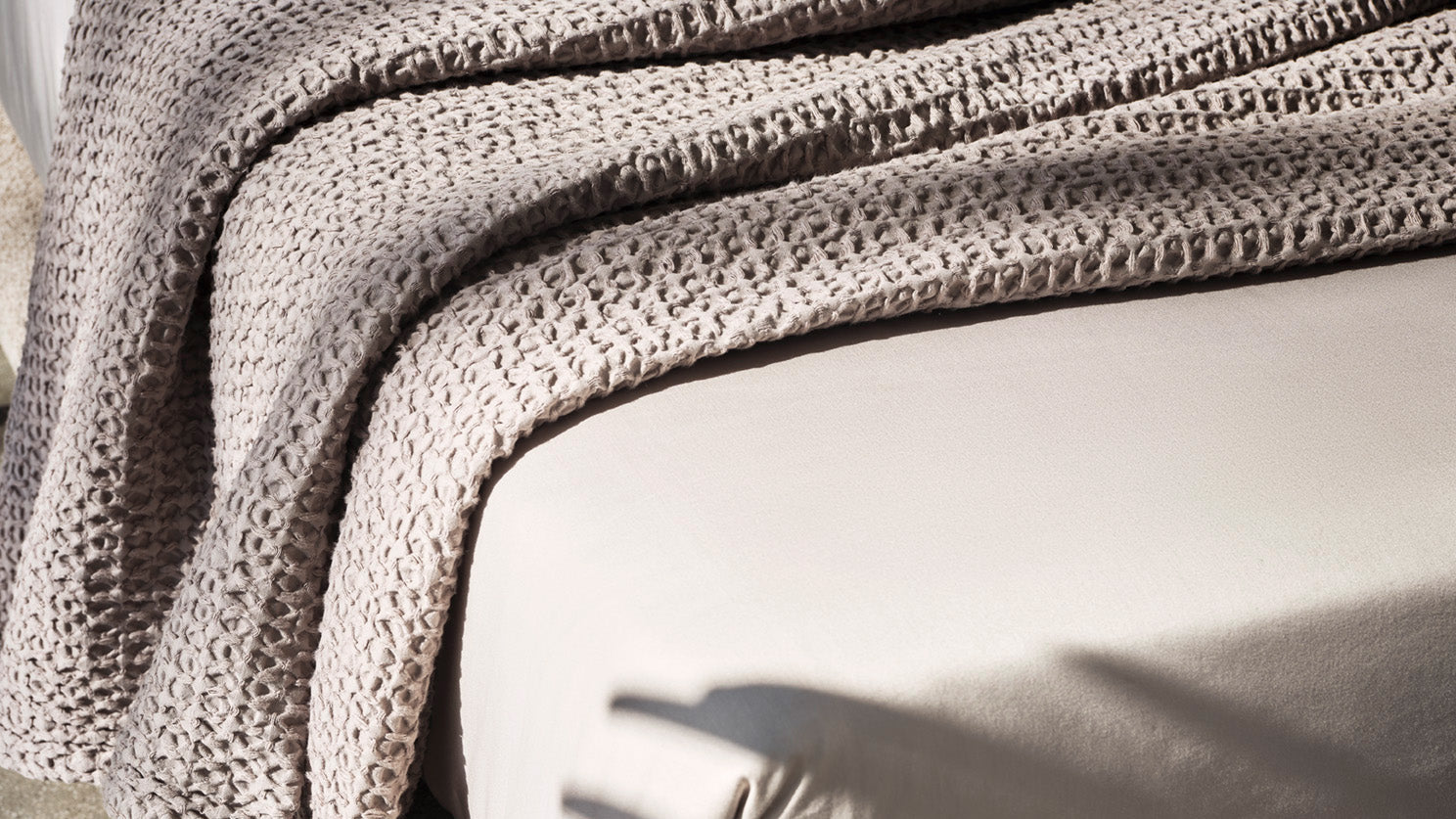 PRIMAVERA taupe bedspread