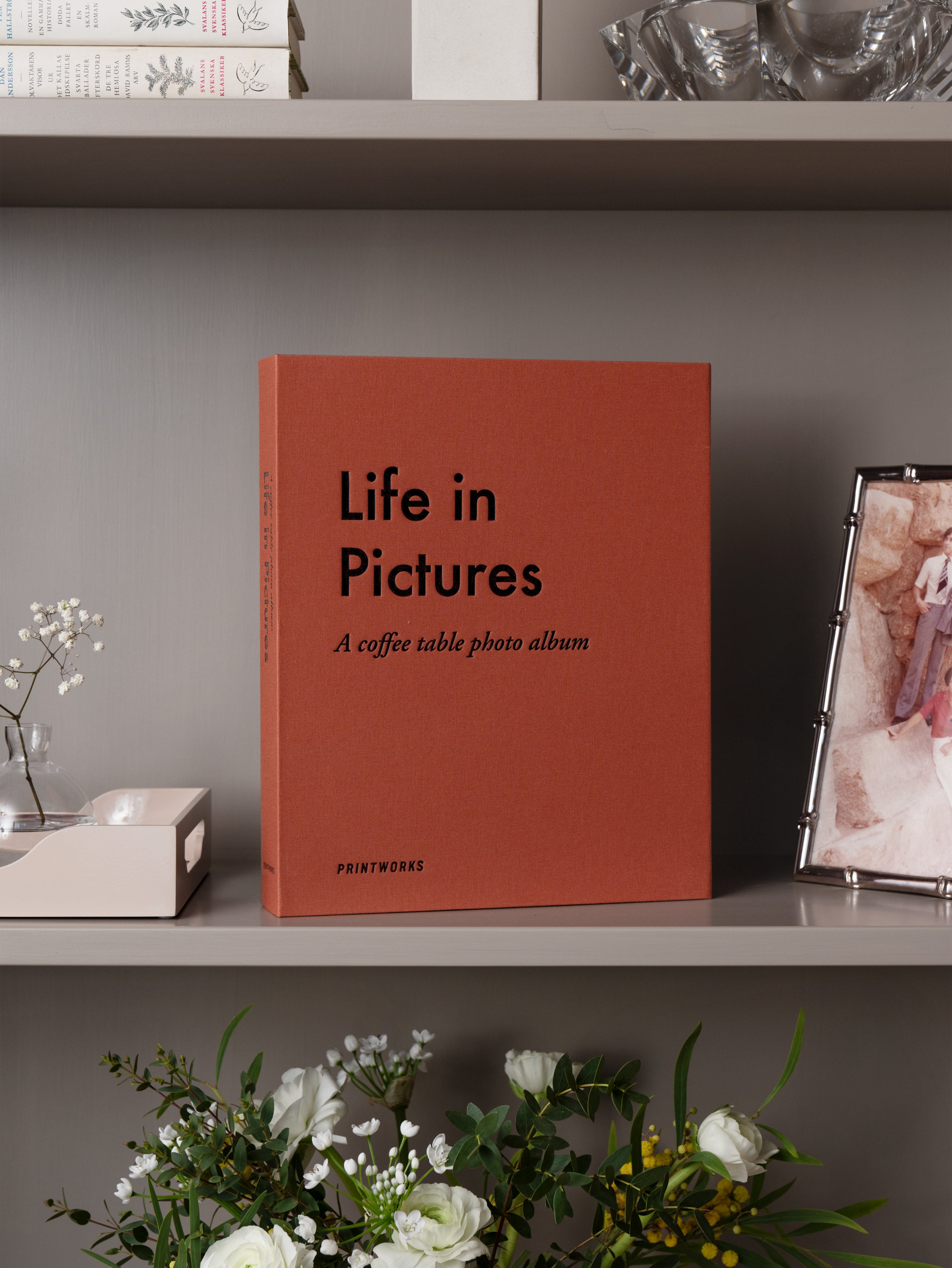 LIFE IN PICTURES Photo Album Orange
