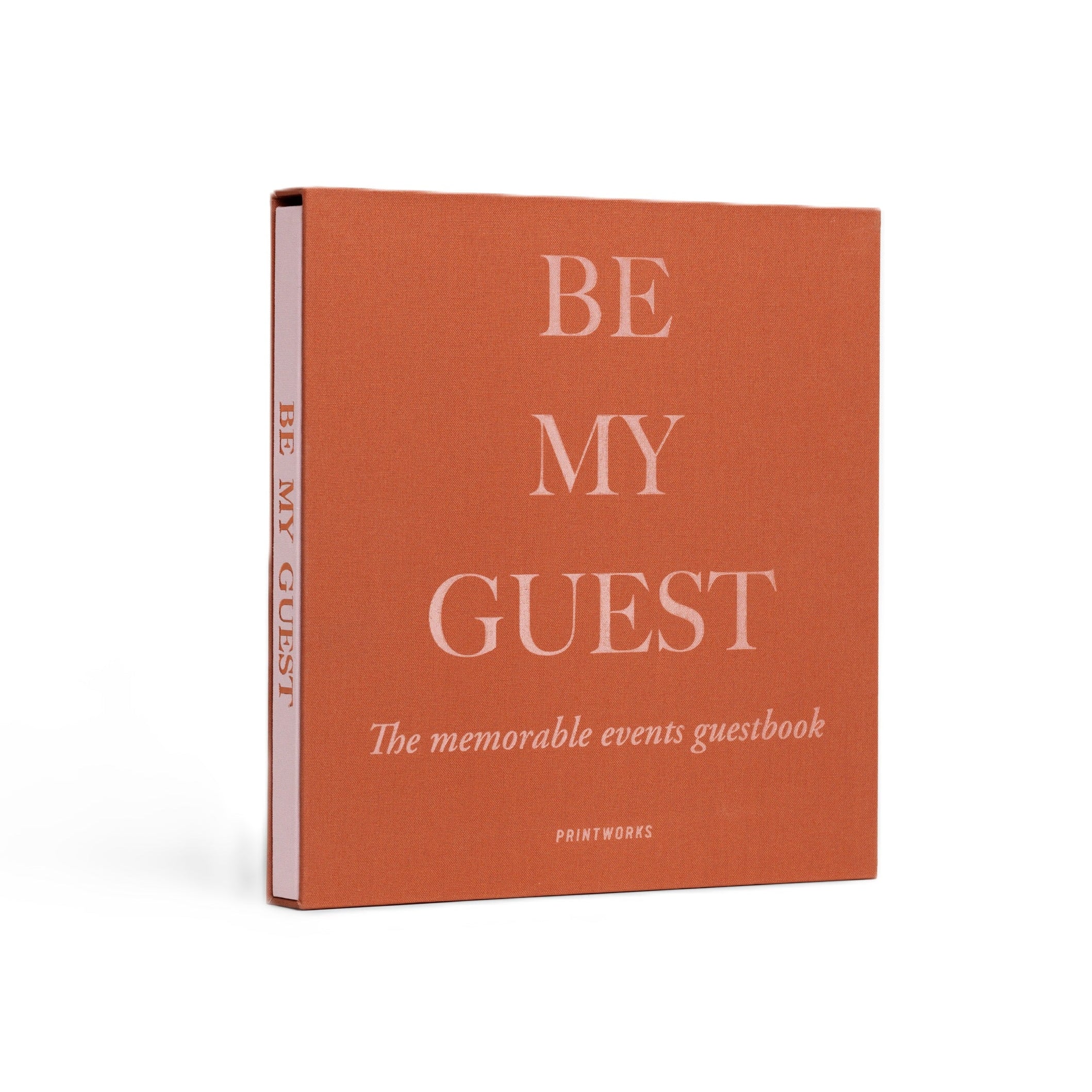 Księga gości BE MY GUEST czerwony z różowym