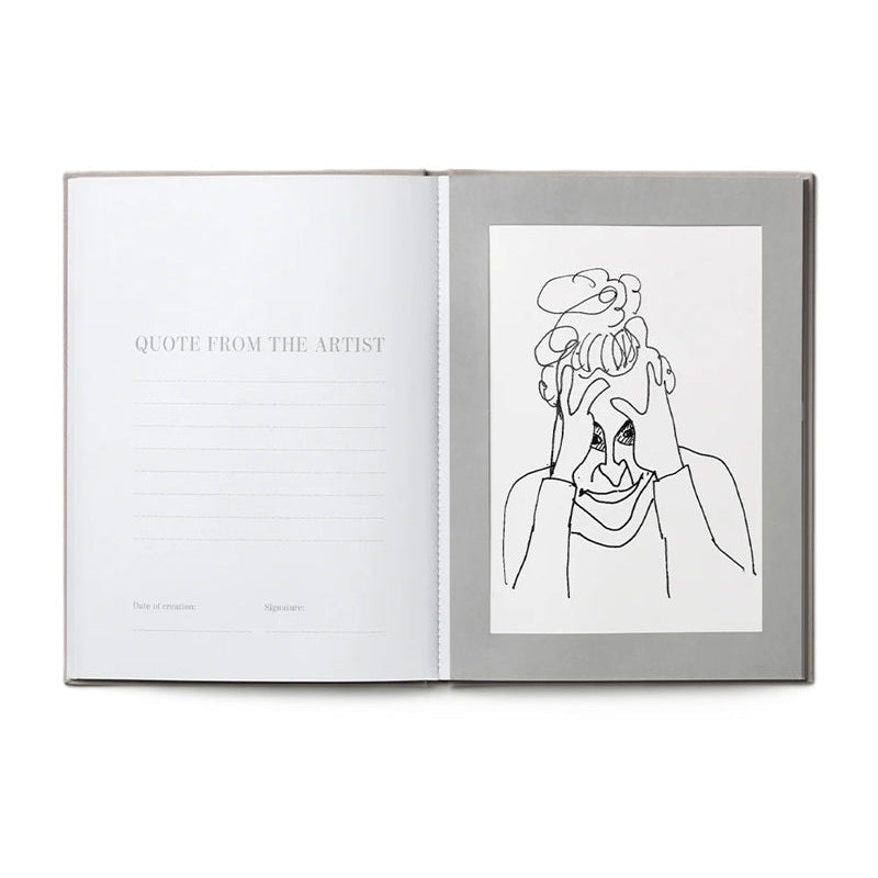 Album na rysunki GREAT ART beżowy ze złotym