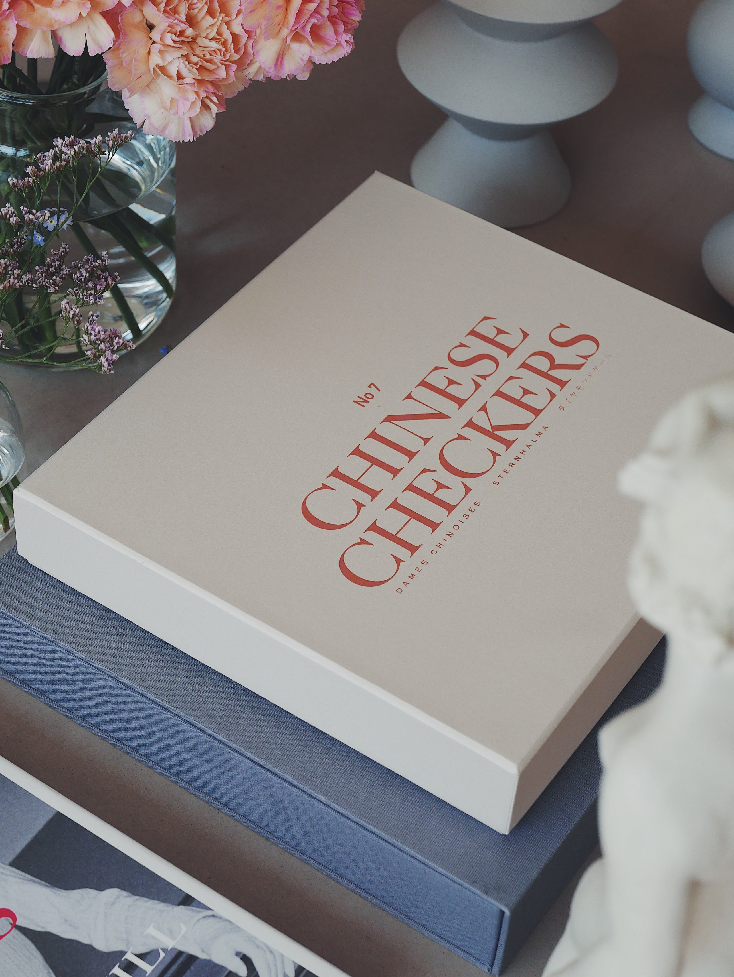 Gra trylma CHINESE CHECKERS beżowy