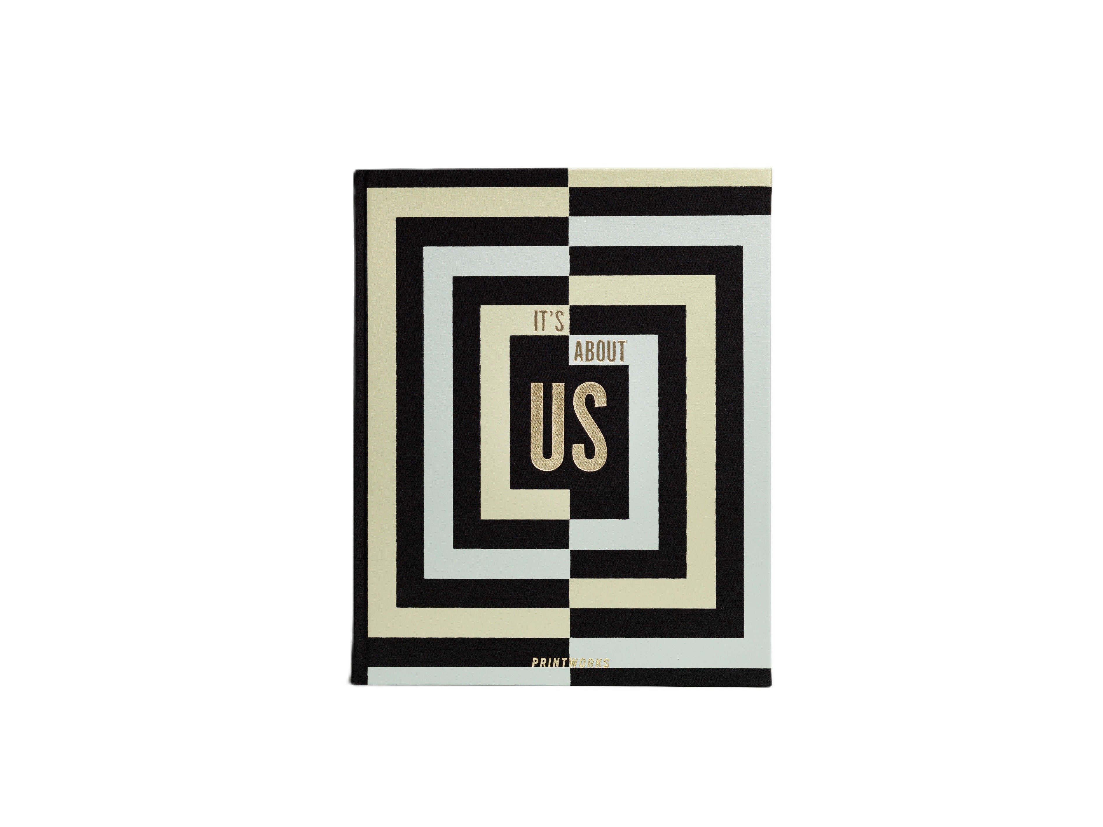 Album na zdjęcia IT'S ABOUT US czarny z białym i złotym