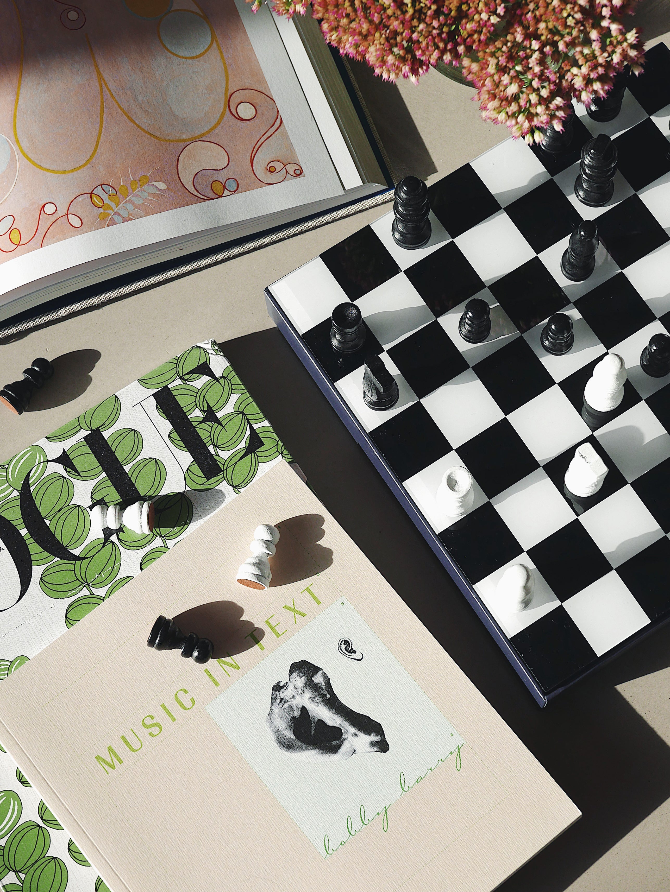 ART OF CHESS Blue Chess Set