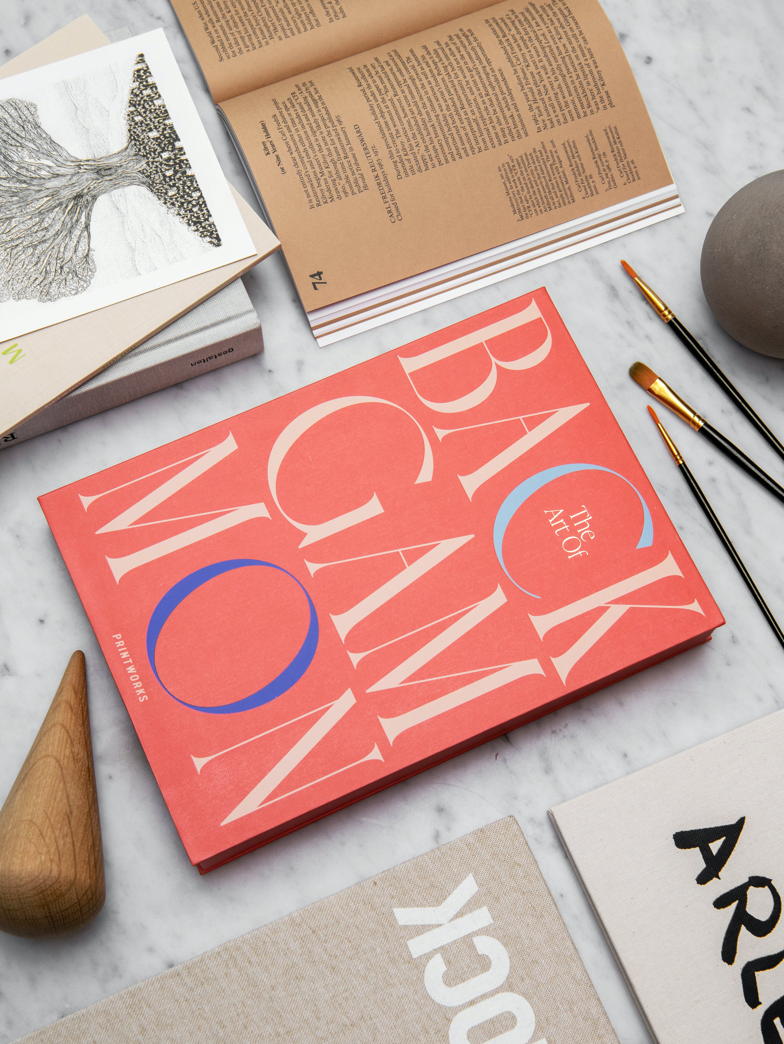 ART OF BACKGAMMON Red and Blue Backgammon Set