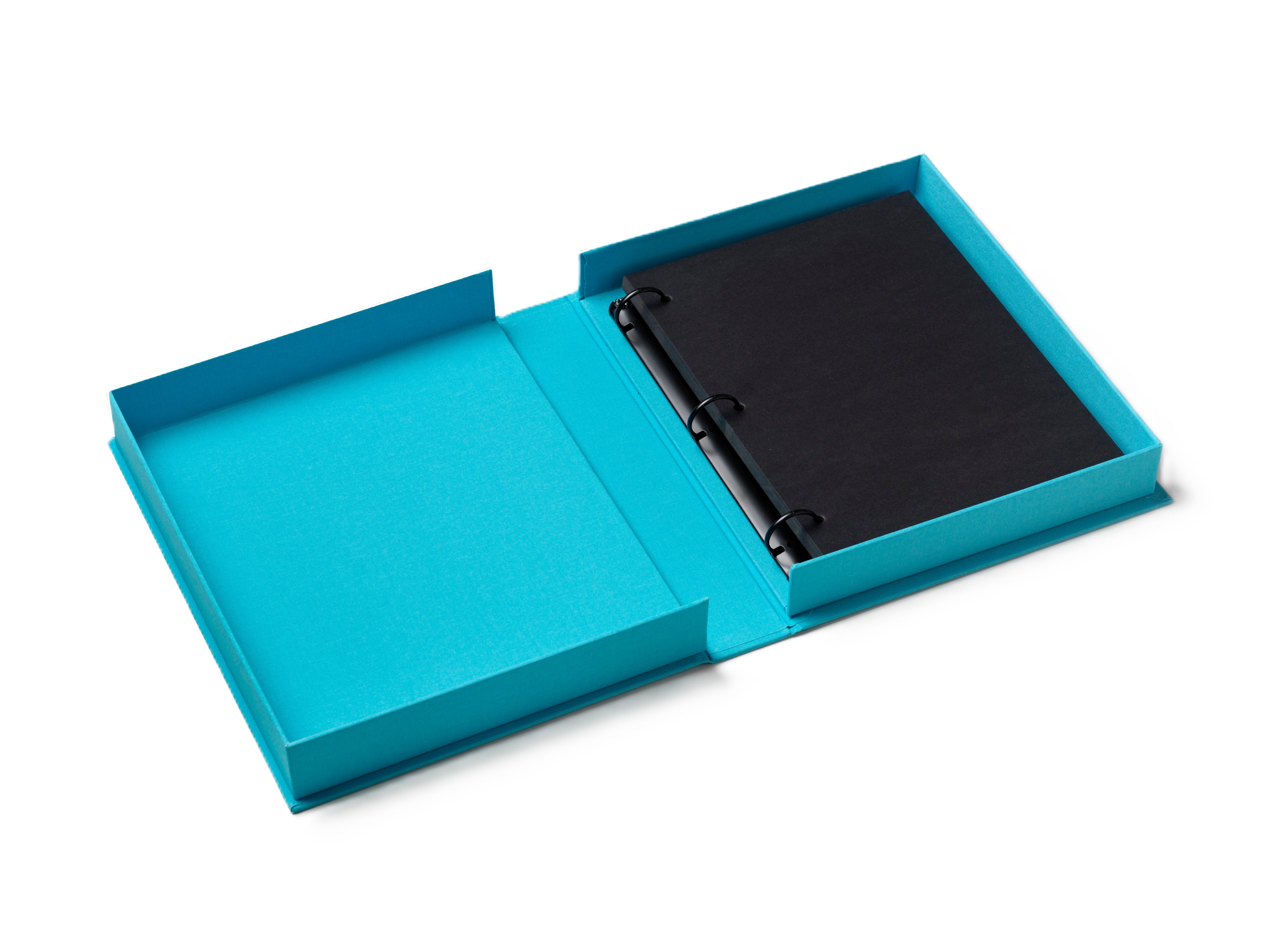 Album na zdjęcia LIFE IS A JOURNEY turkusowy ze złotym