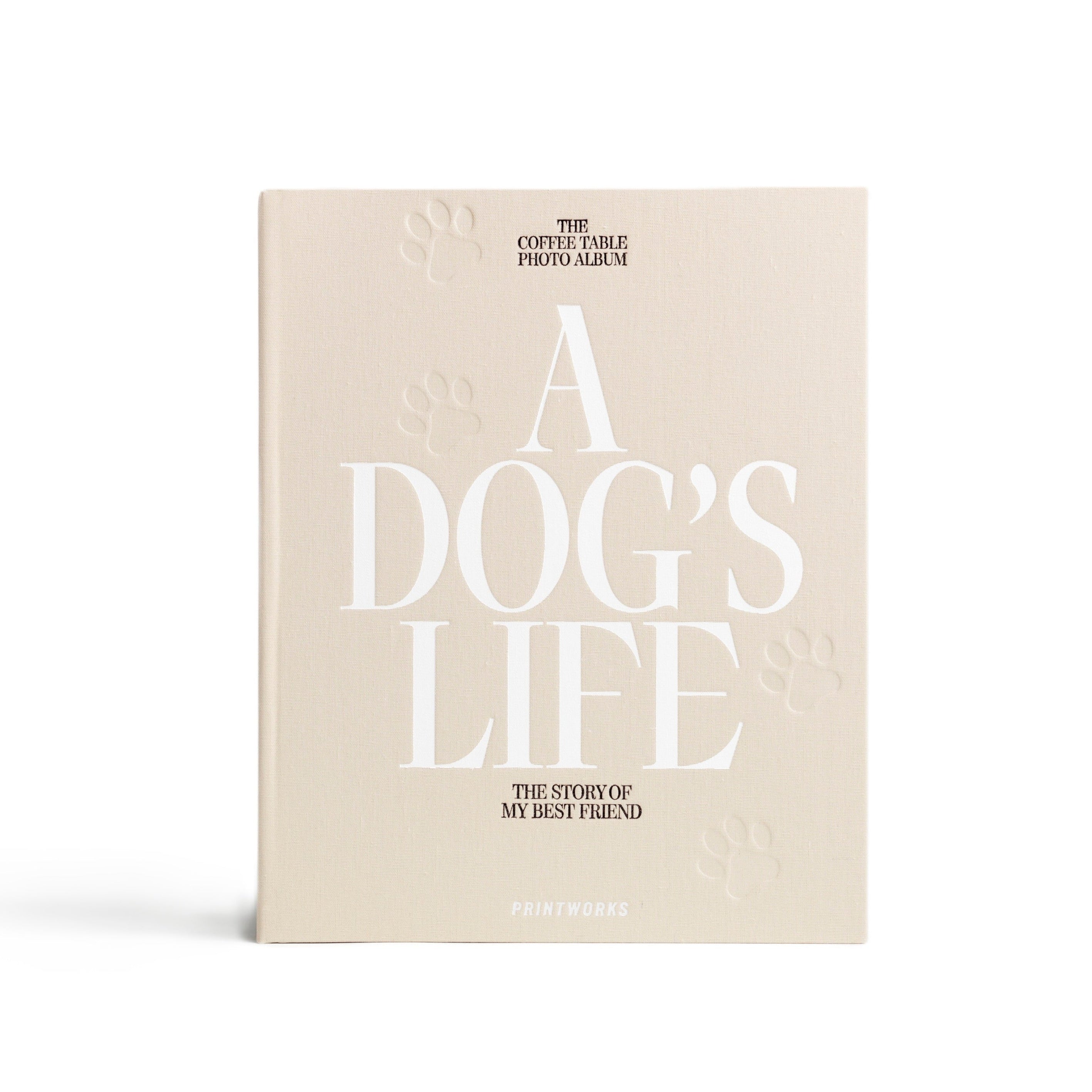A DOG'S LIFE Photo Album Beige