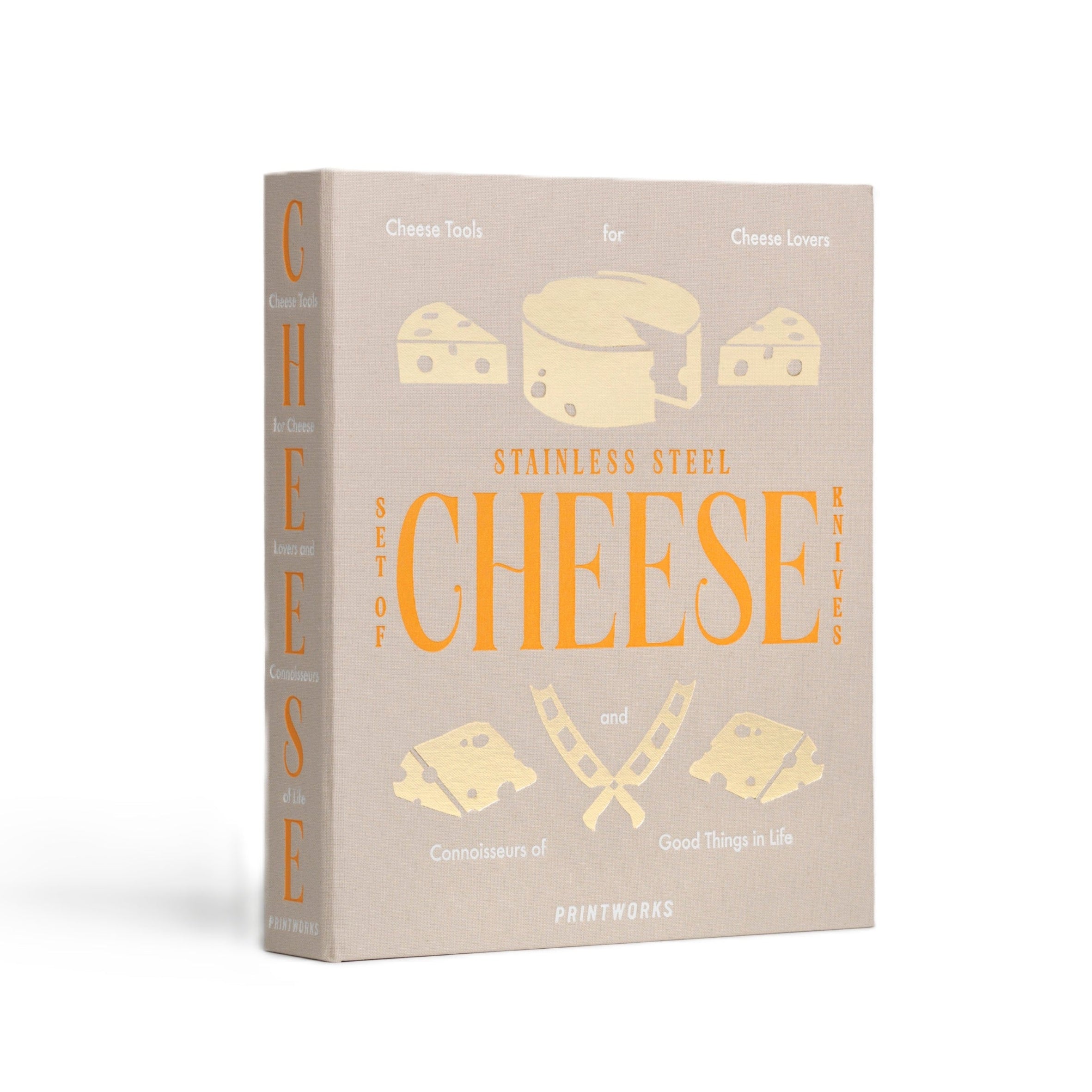 Zestaw do deski serów CHEESE TOOLS beżowy