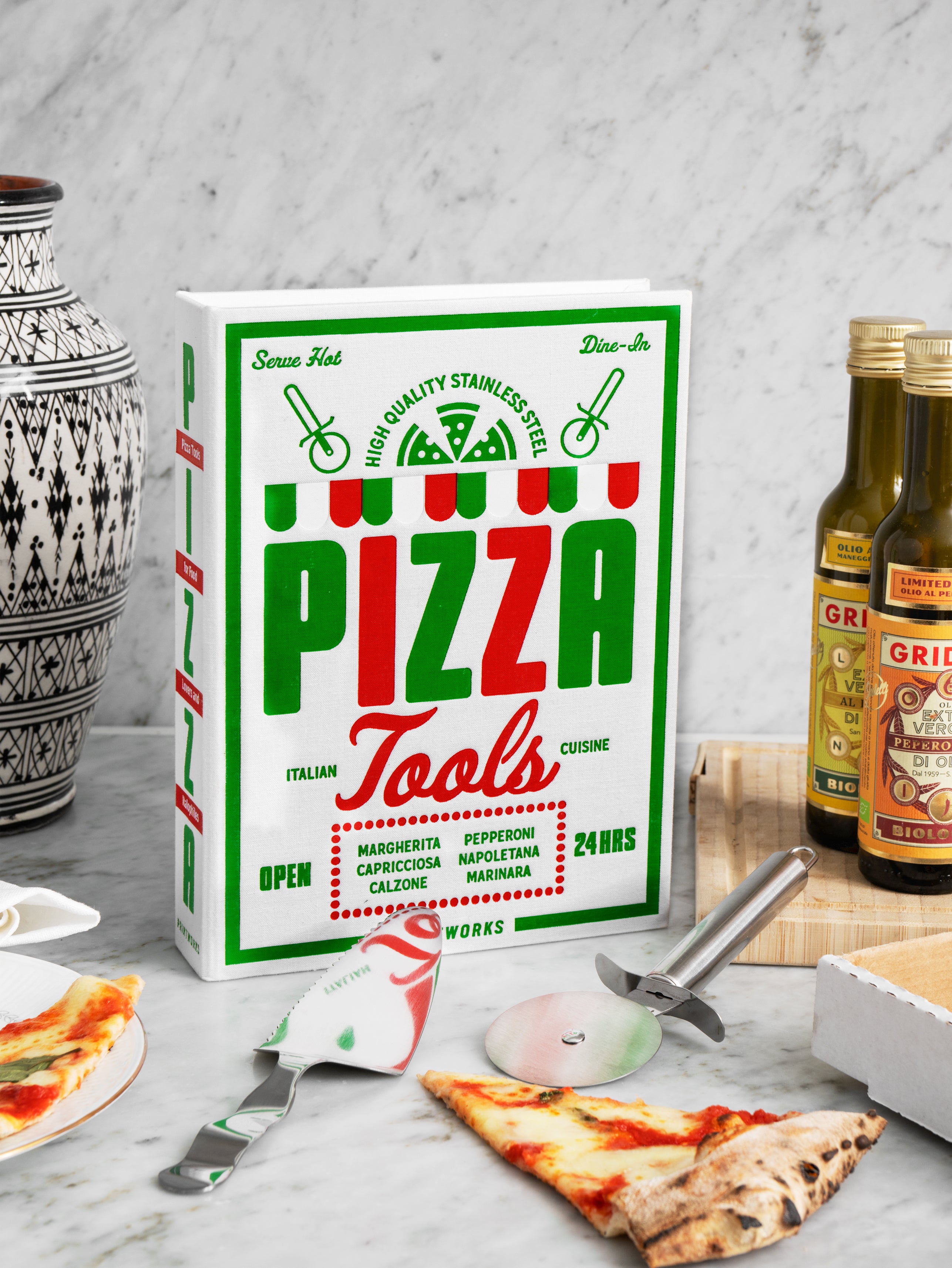 Zestaw do pizzy PIZZA TOOLS biały