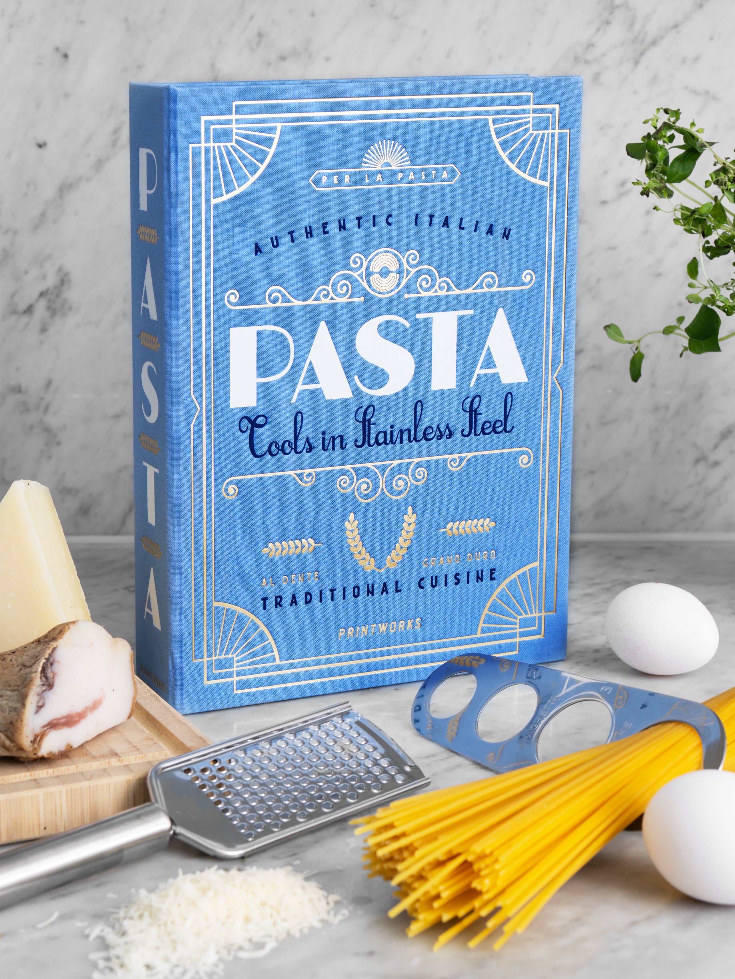 Zestaw do makaronu PASTA TOOLS niebieski