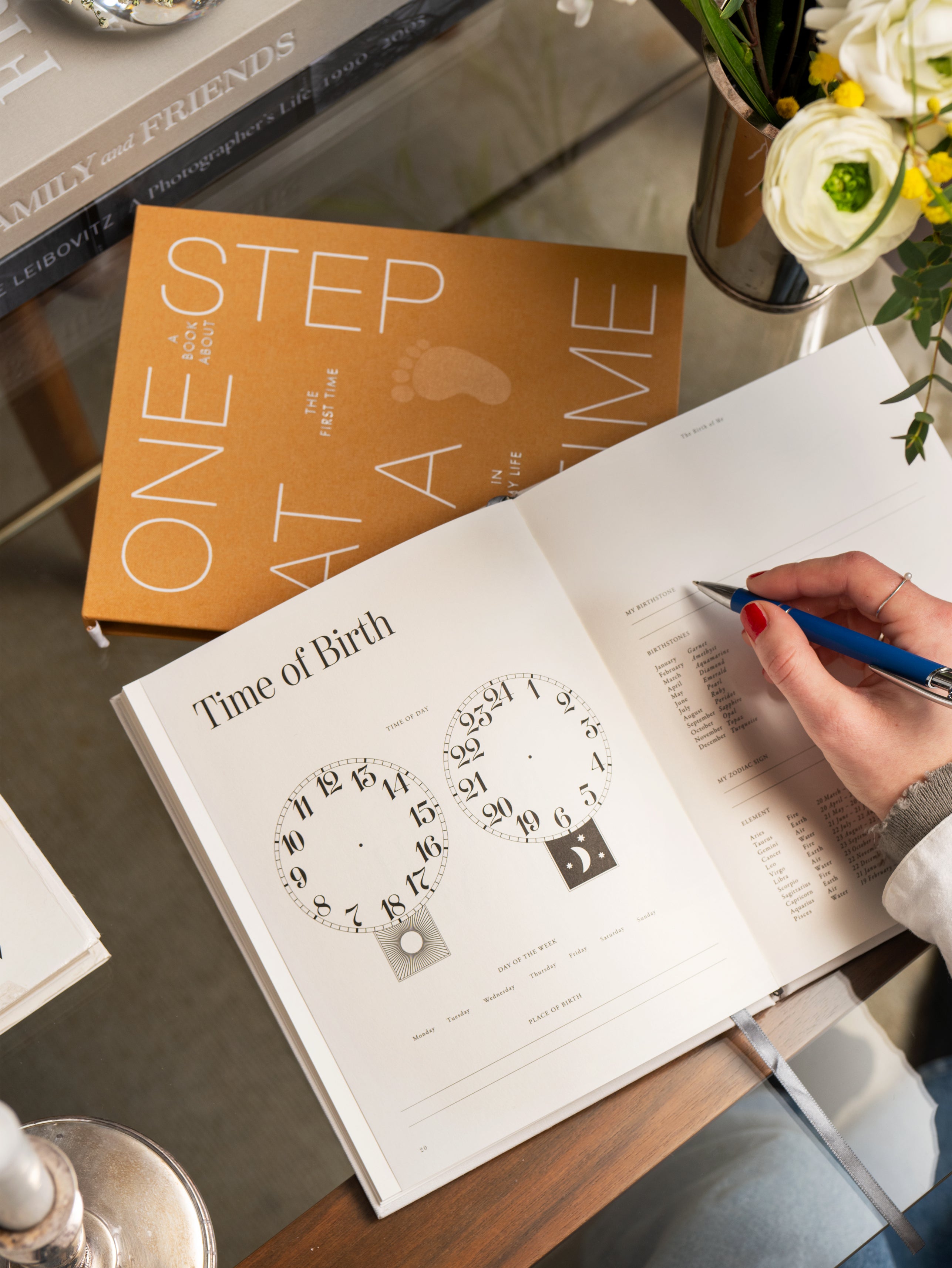 Album wspomnień ONE STEP AT A TIME żółty z białym