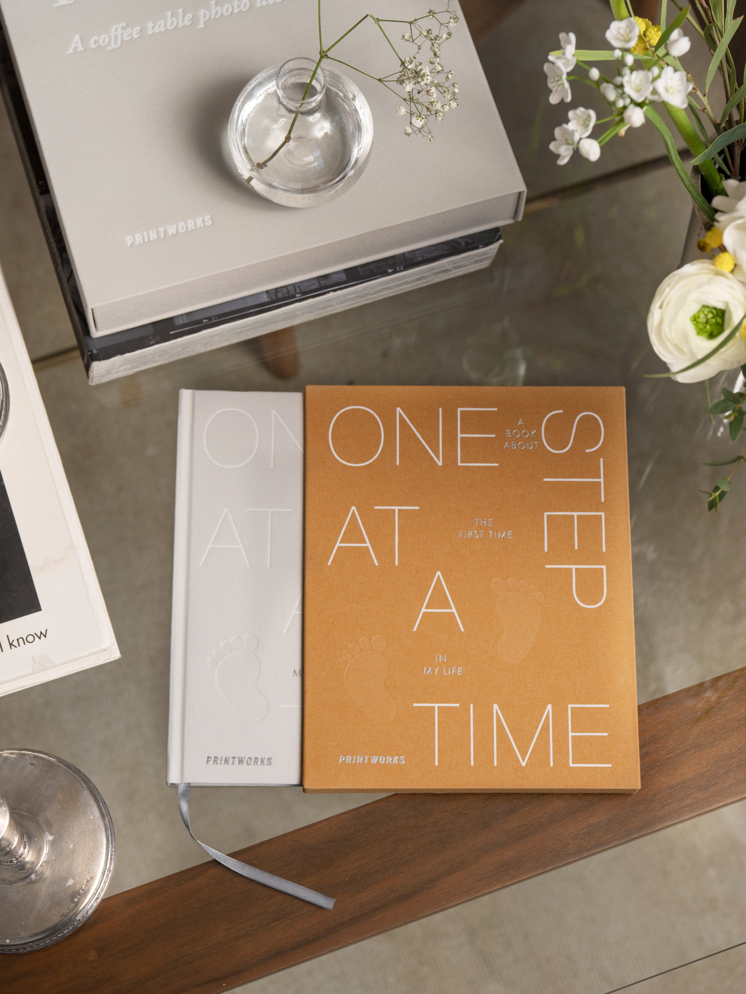 Album wspomnień ONE STEP AT A TIME żółty z białym