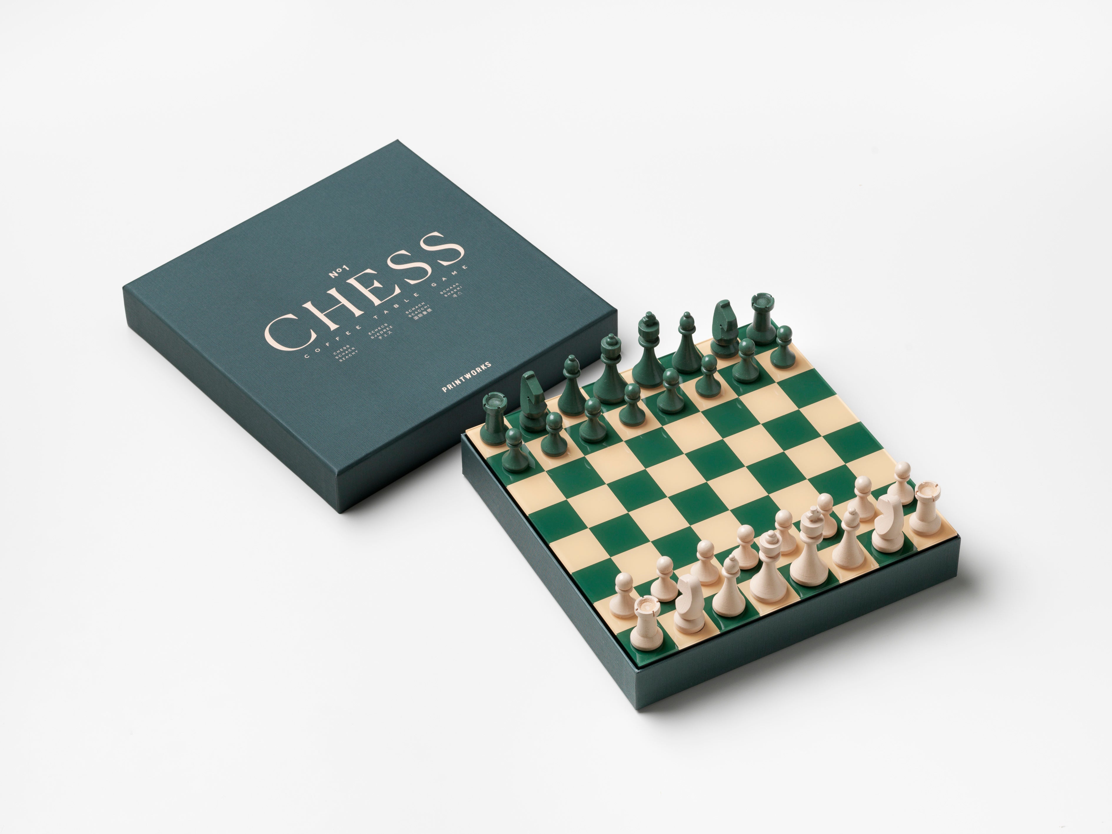 CHESS CLASSIC Green Chess Set