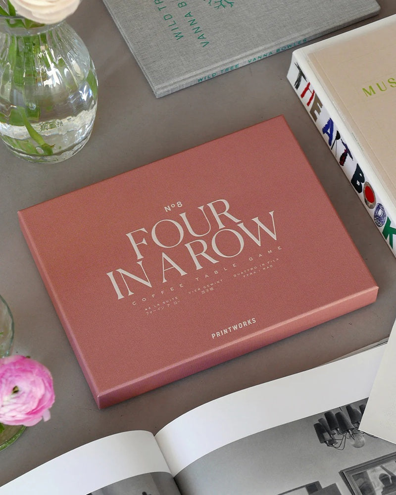 Gra strategiczna FOUR IN A ROW różowy