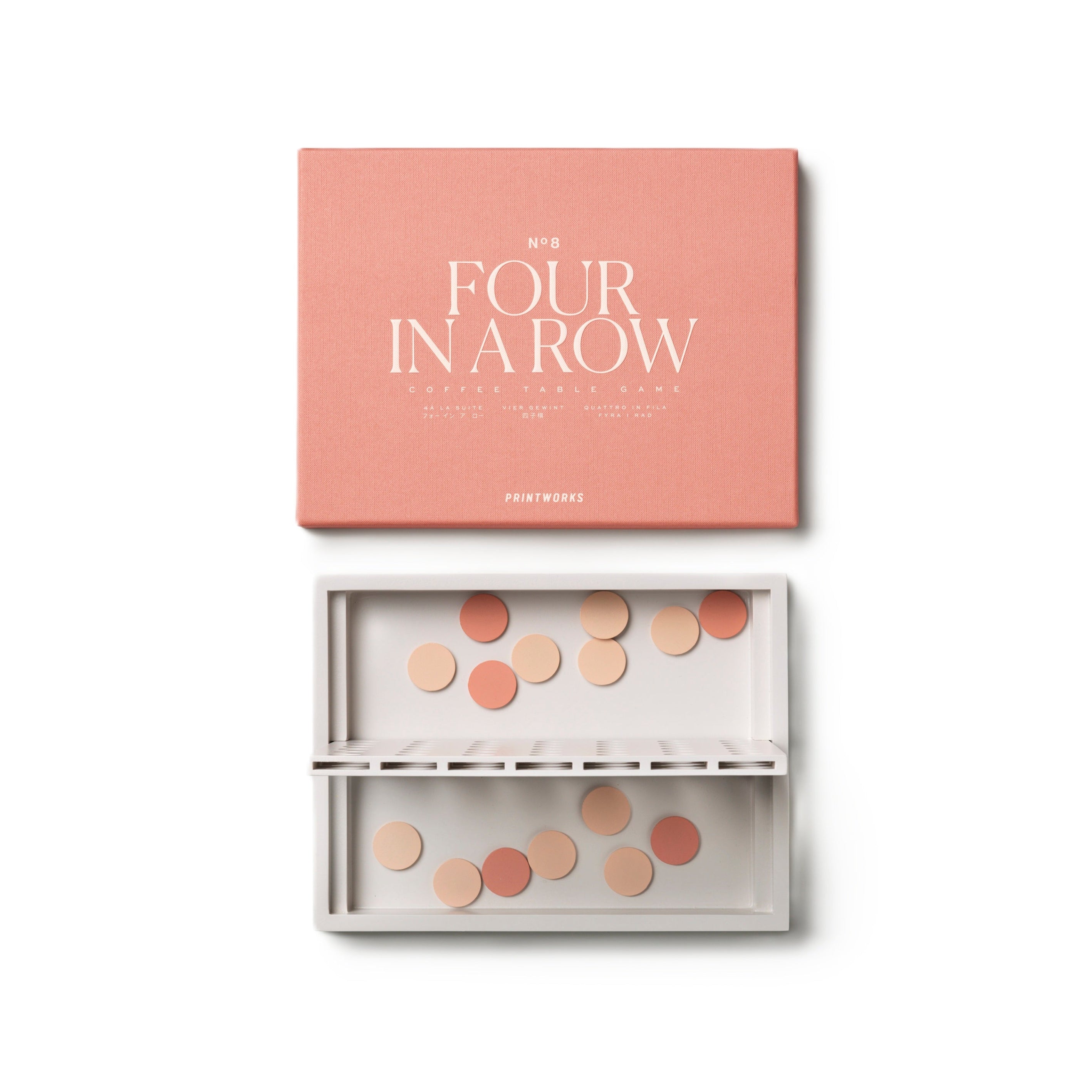 Gra strategiczna FOUR IN A ROW różowy