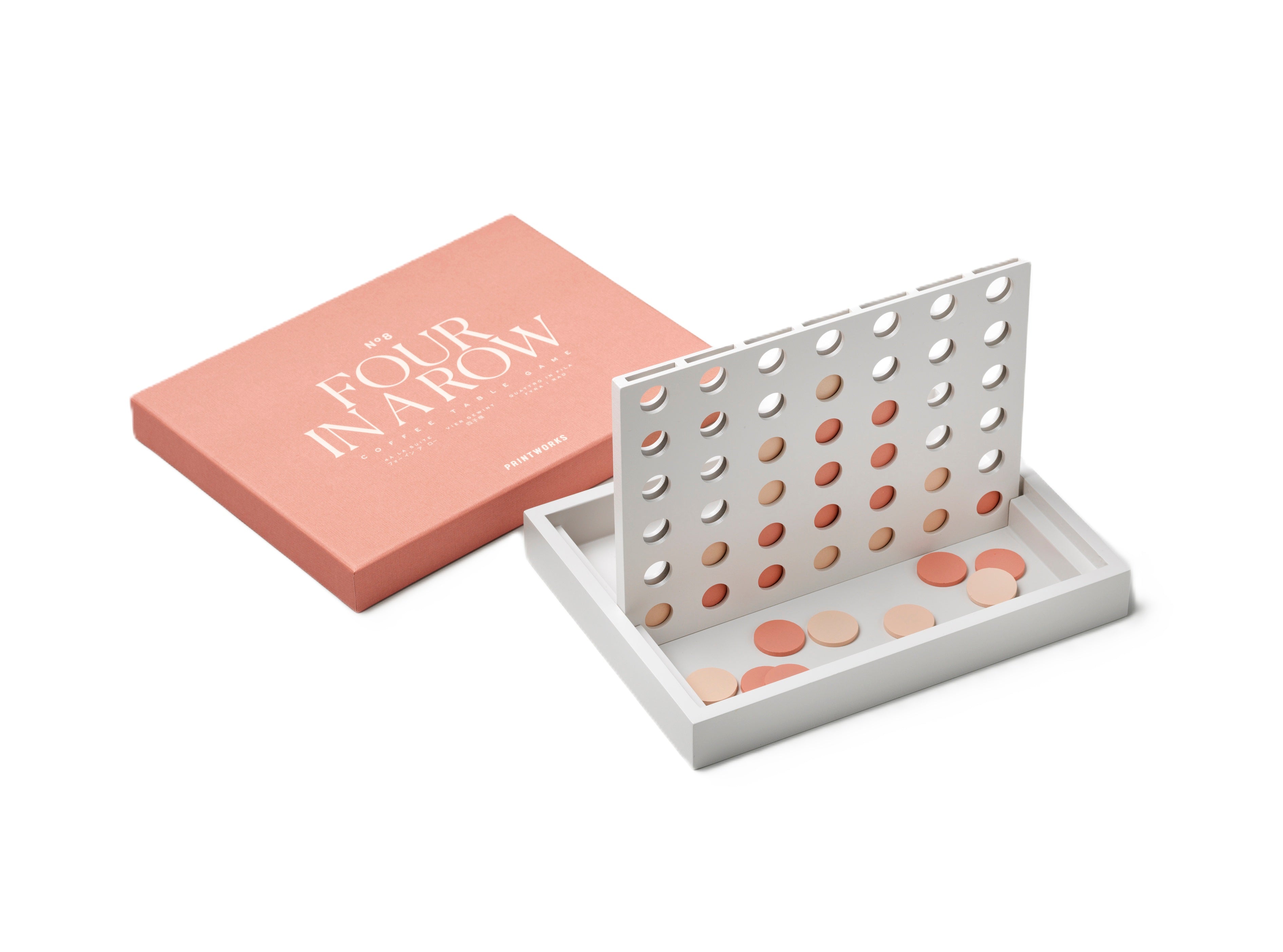 Gra strategiczna FOUR IN A ROW różowy