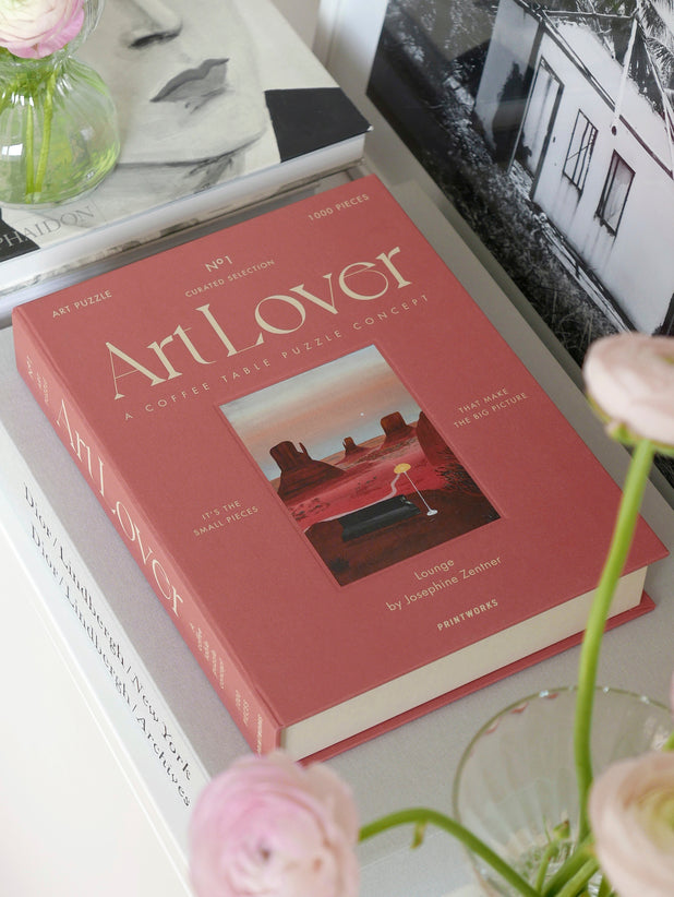 Puzzle LOUNGE czerwony