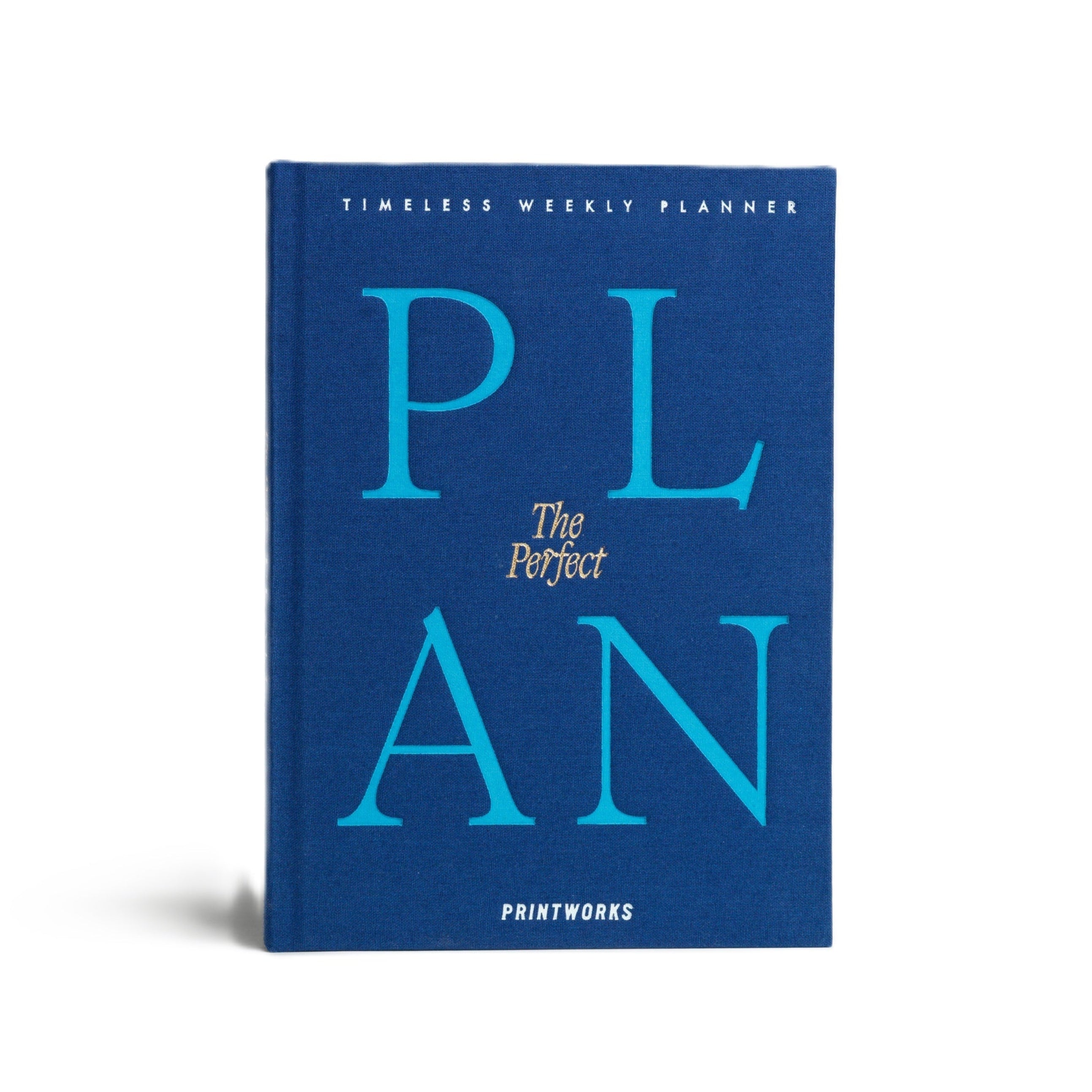 Wöchentlicher Planer THE PERFECT PLAN navy mit blau