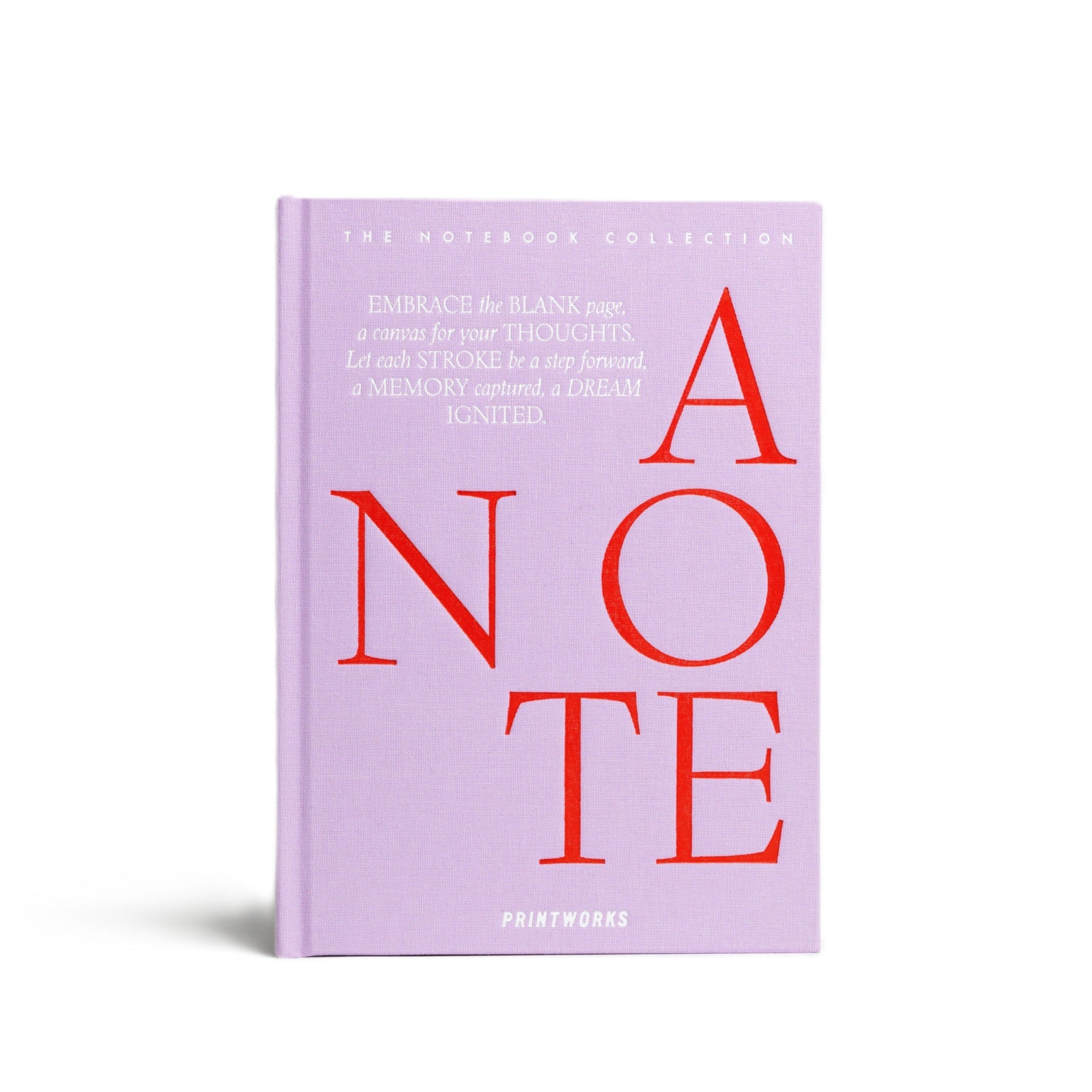 Notatnik JUST A NOTE fioletowy z czerwonym