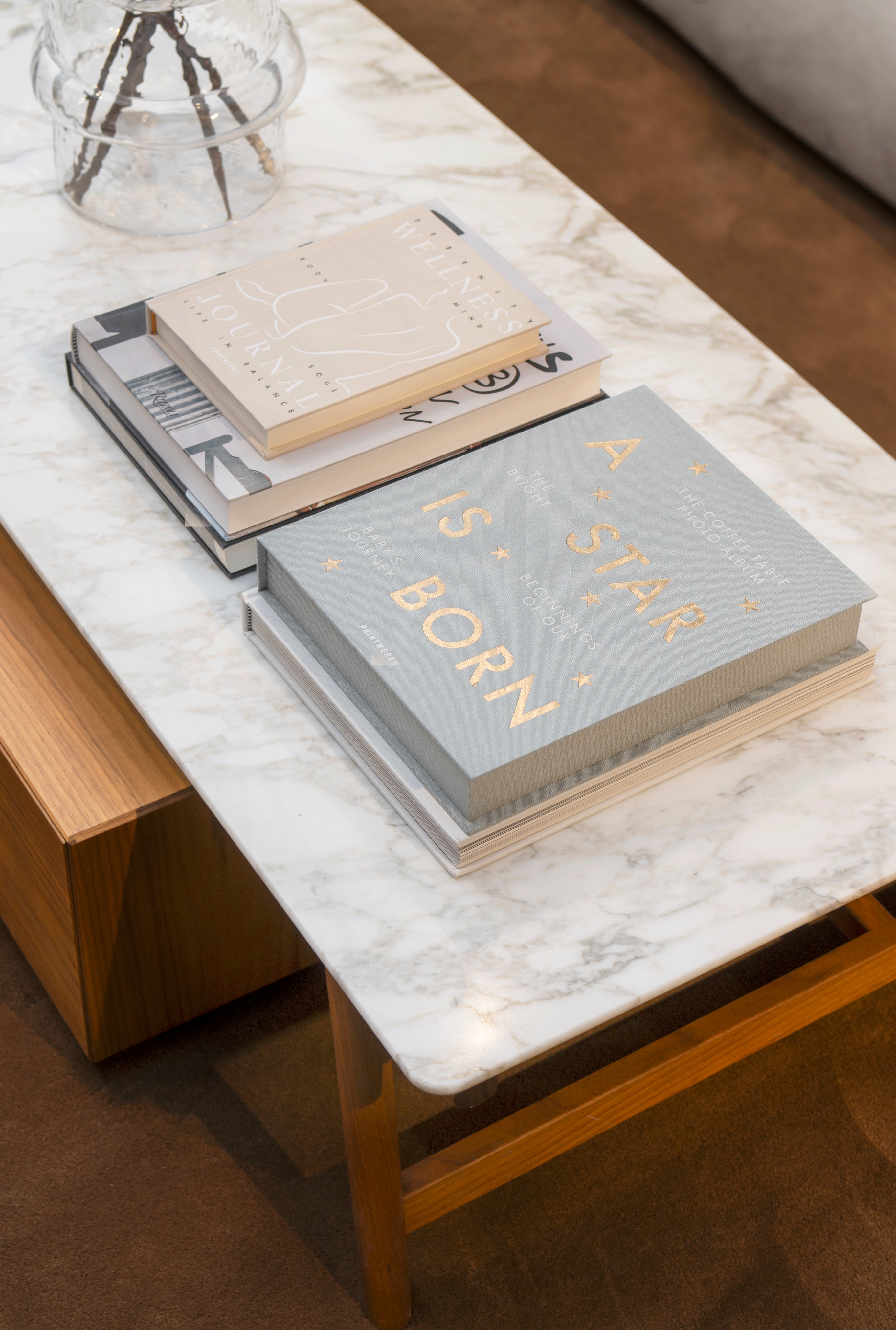 Fotoalbum A STAR IS BORN grau mit Gold