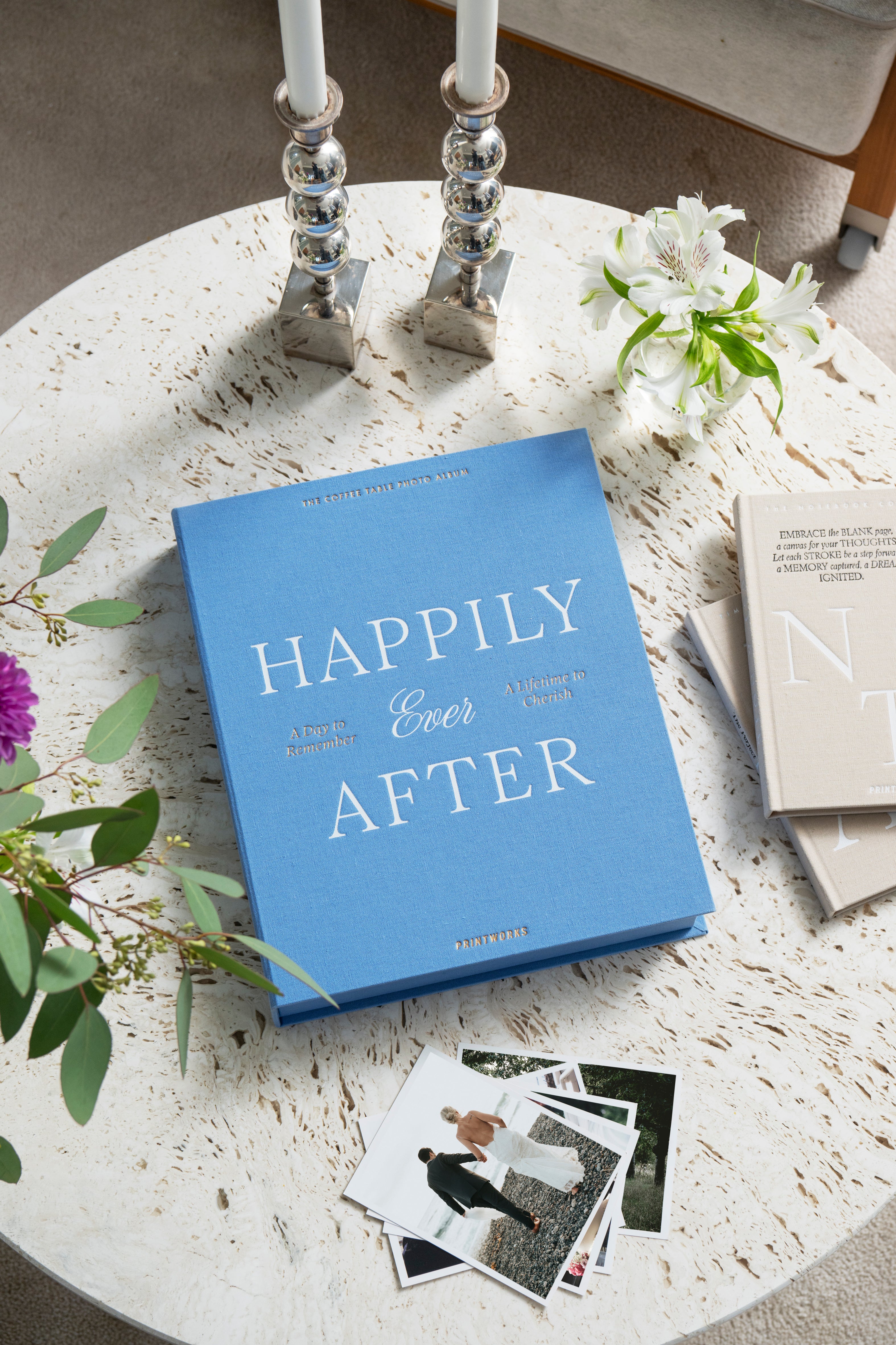 Album na zdjęcia HAPPILY EVER AFTER niebieski