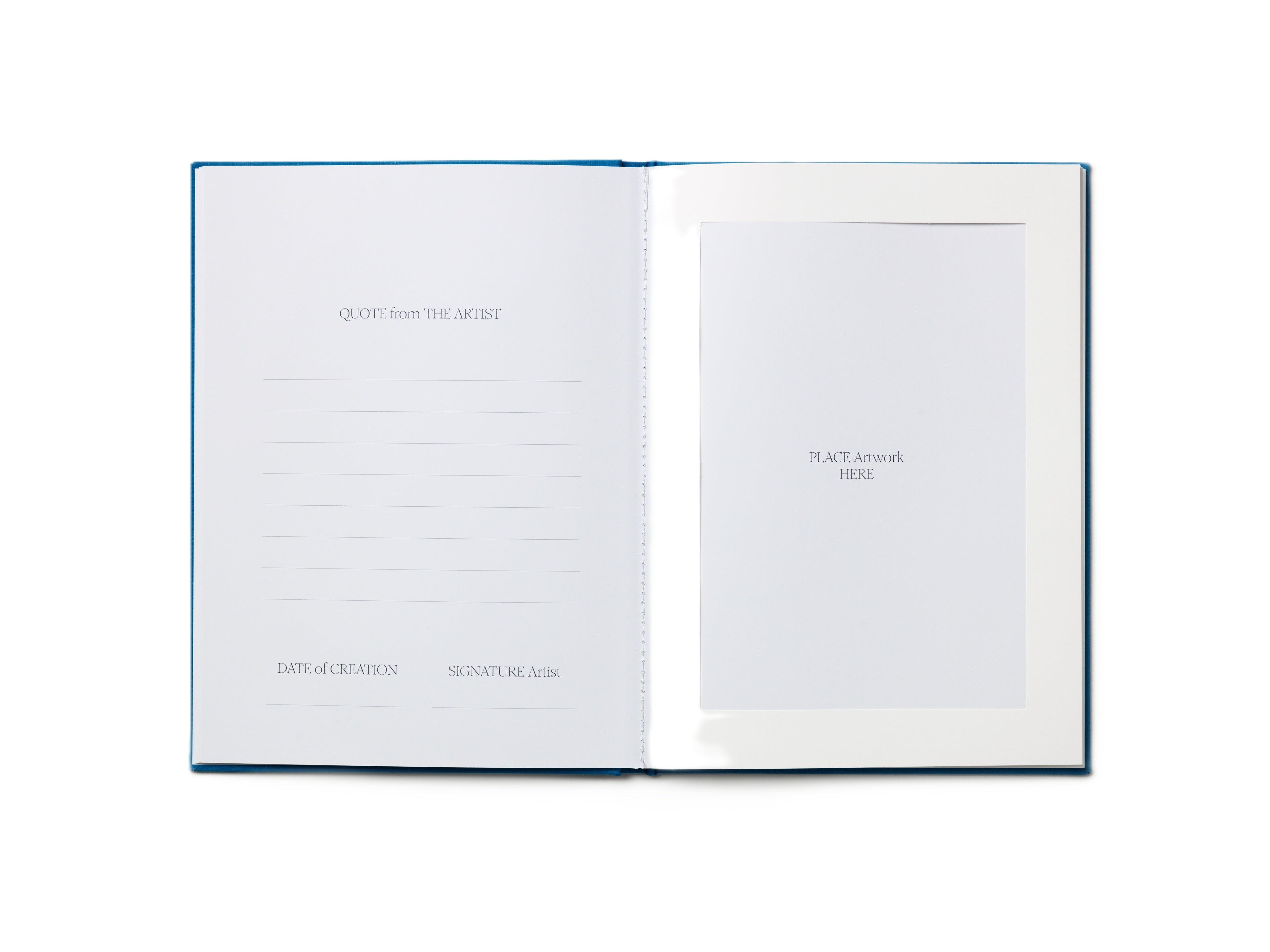 Album na rysunki GREAT ART niebieski z białym