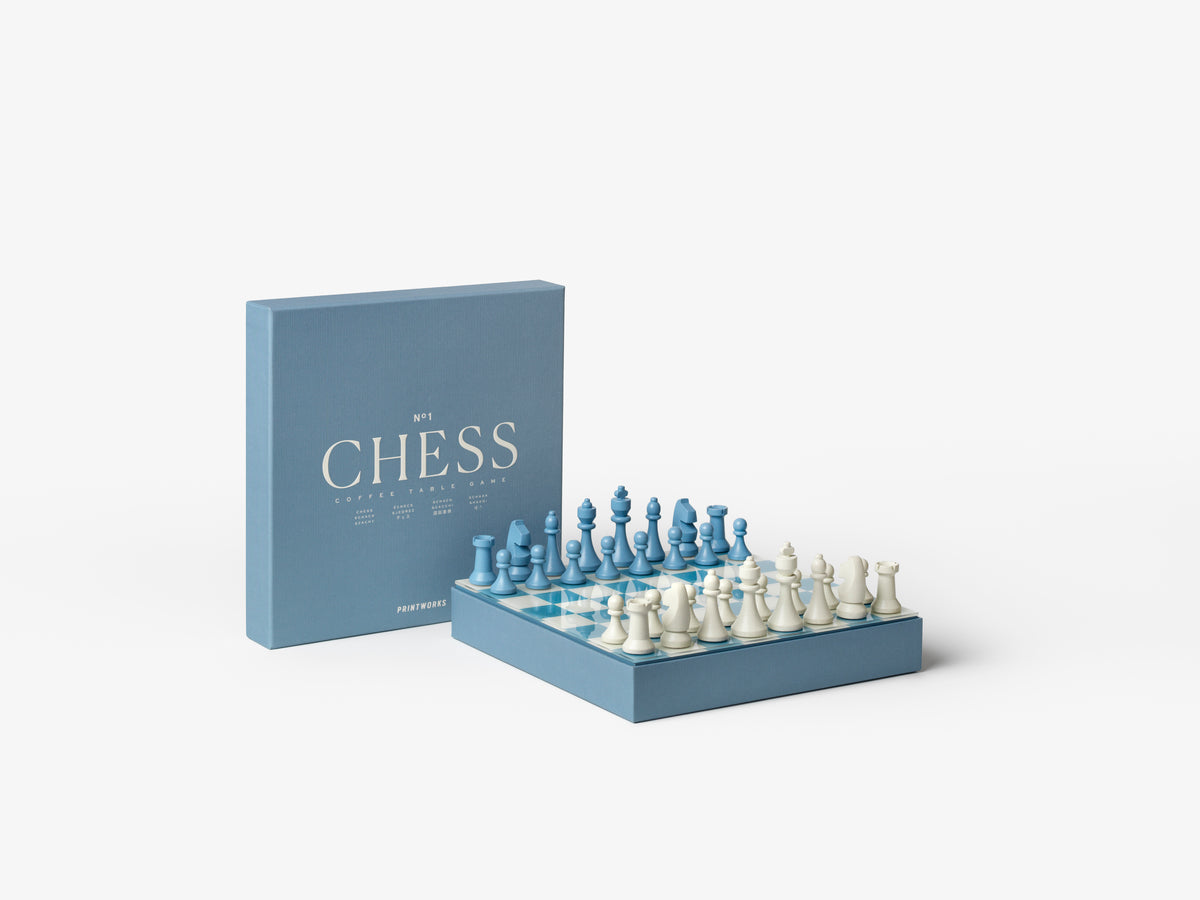 Zestaw do gry w szachy CHESS CLASSIC niebieski