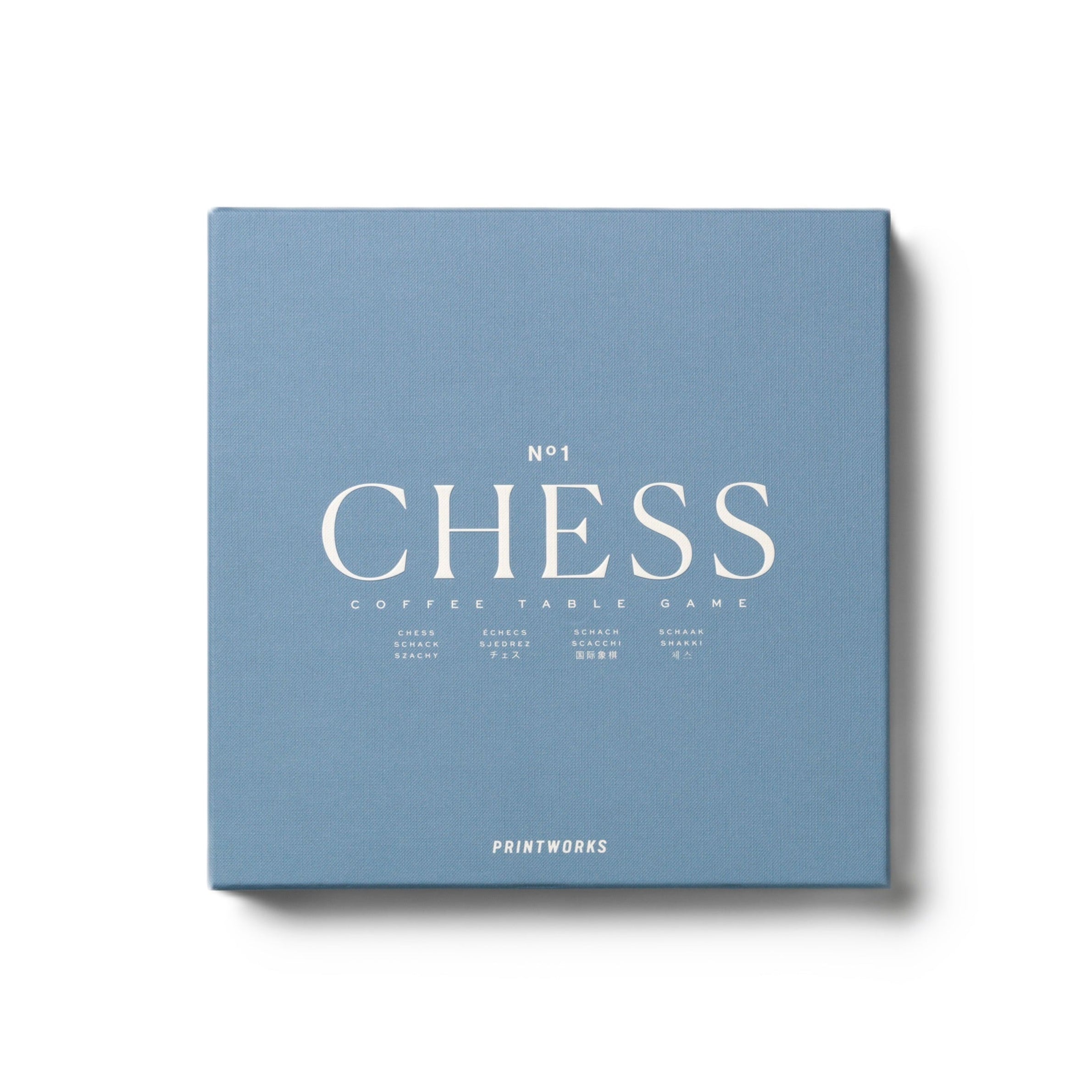 Schachspiel-Set CHESS CLASSIC blau