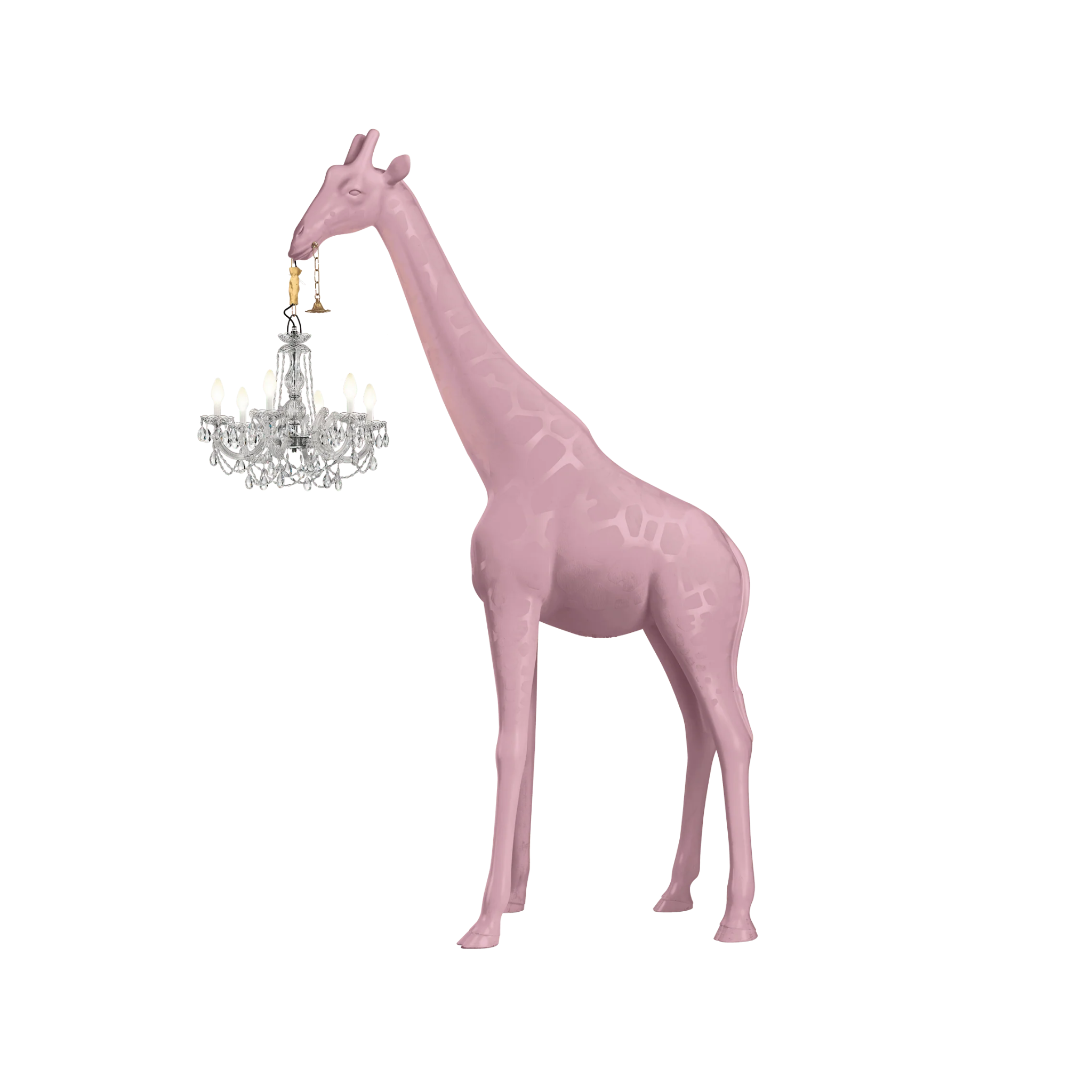 Lampa zewnętrzna GIRAFFE IN LOVE M różowy