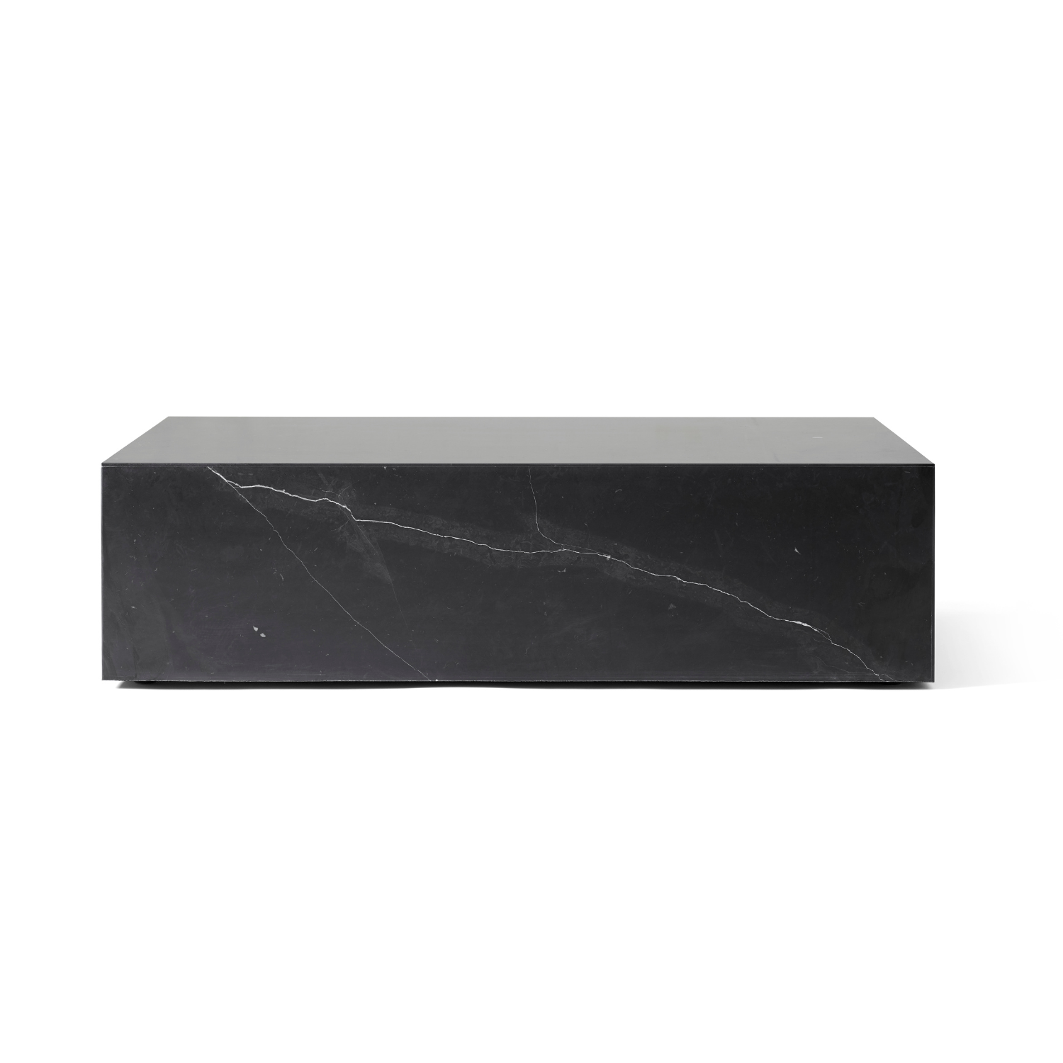 Stolik kawowy PLINTH grafitowy marmur