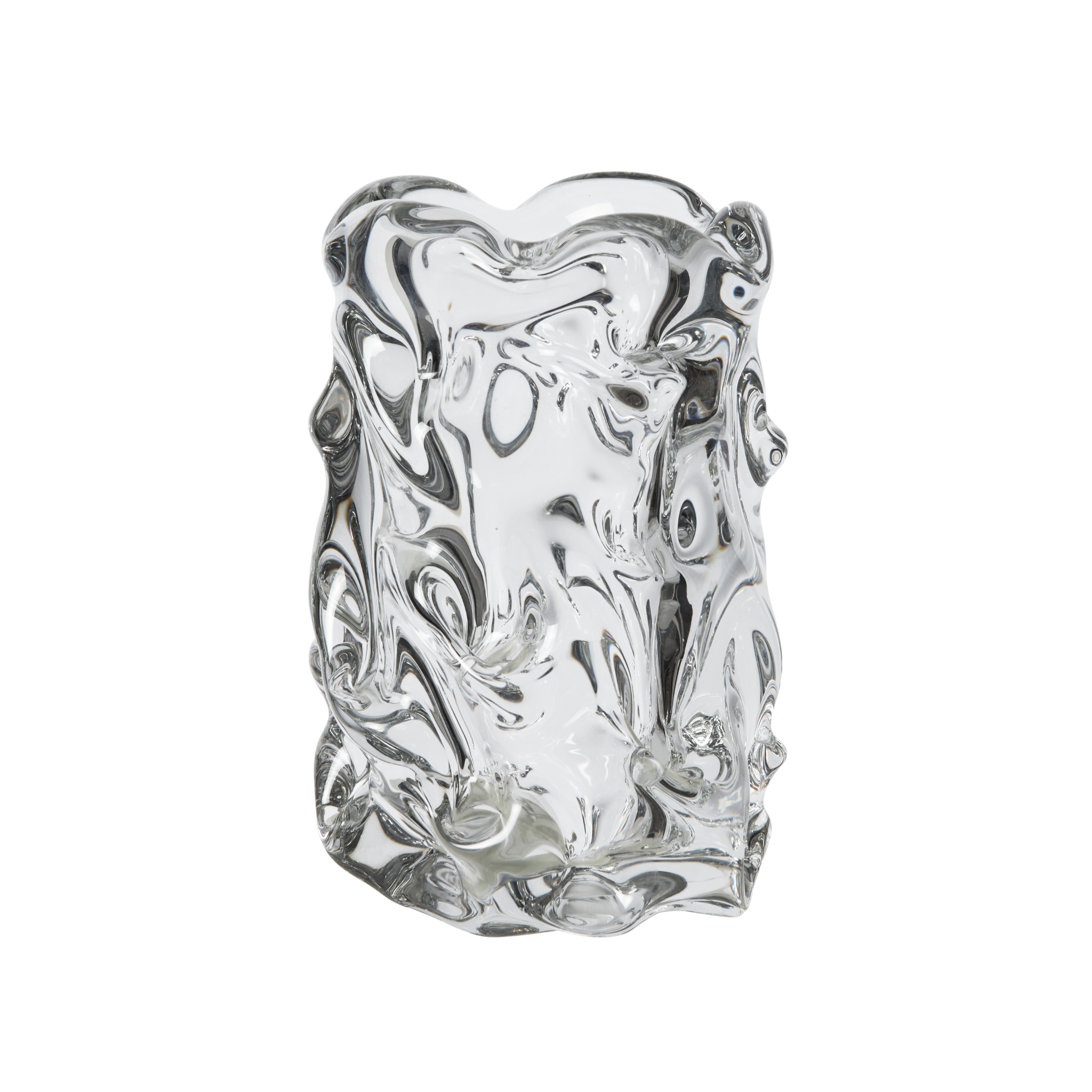 VIRELLE vase blown glass