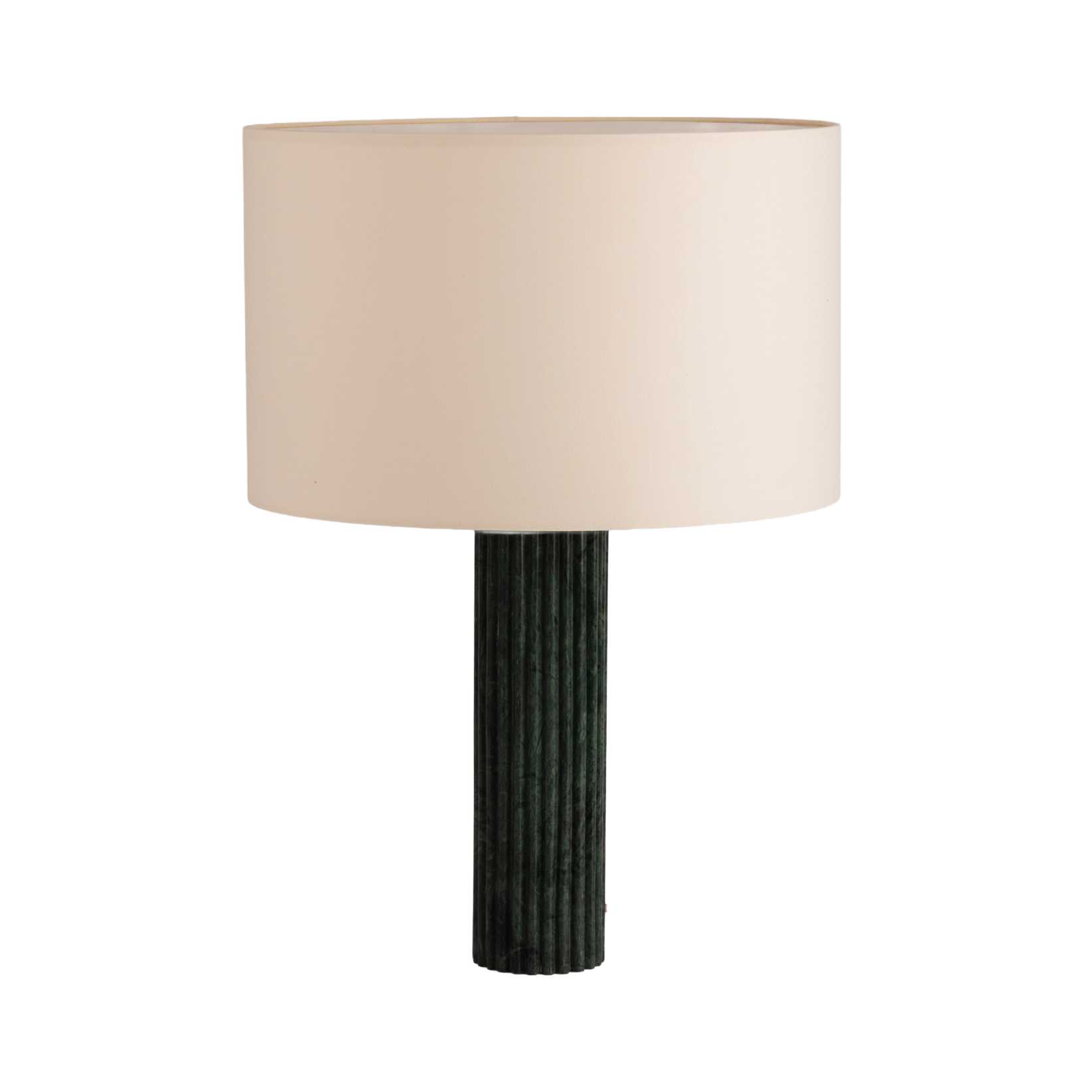 Table lamp FLUTA green marble