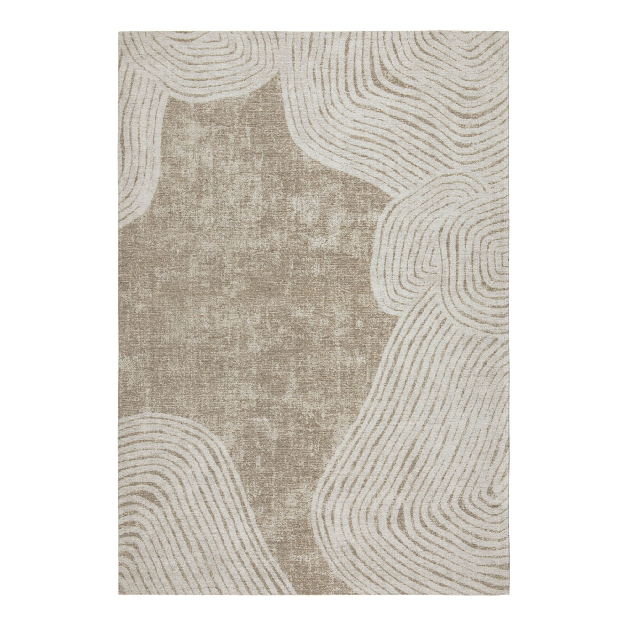 Teppich DECO RUGS beige mit Creme
