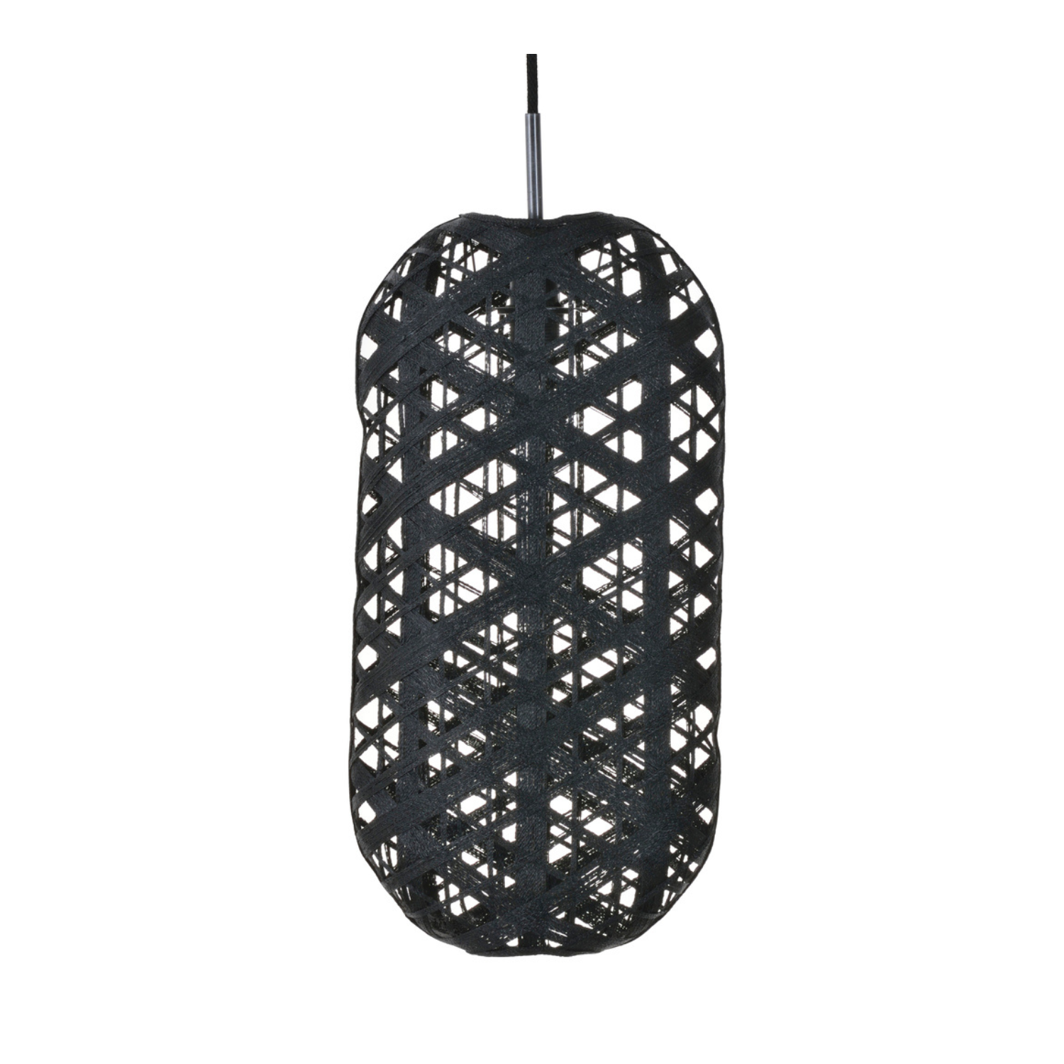 Schwarzkapsel hängende Lampe