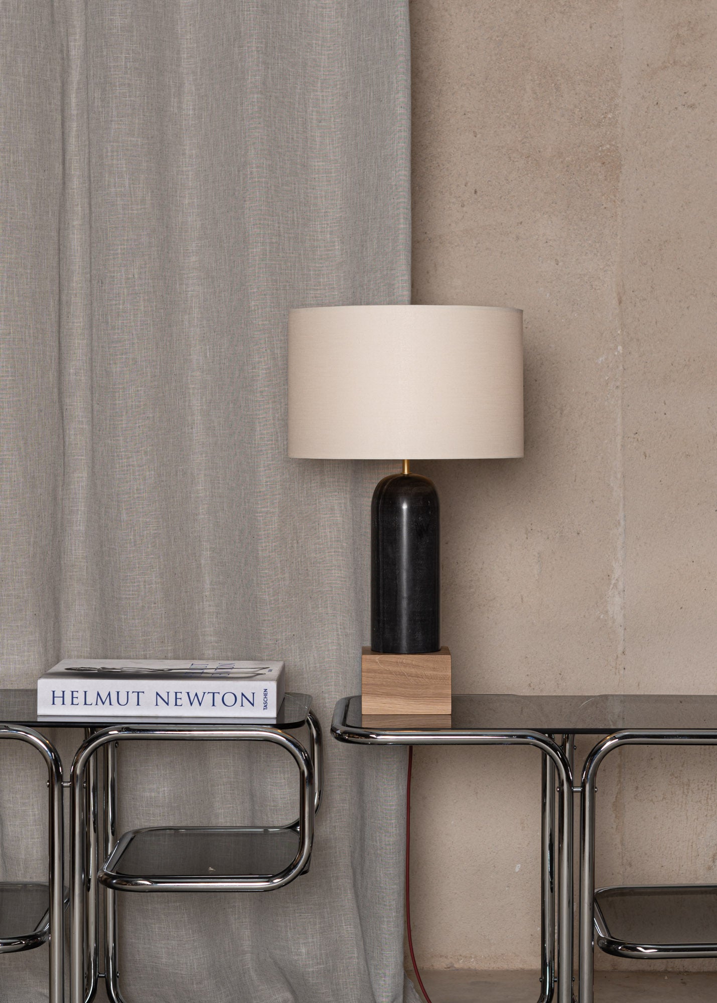 Lampa stołowa PURA KELO czarny marmur