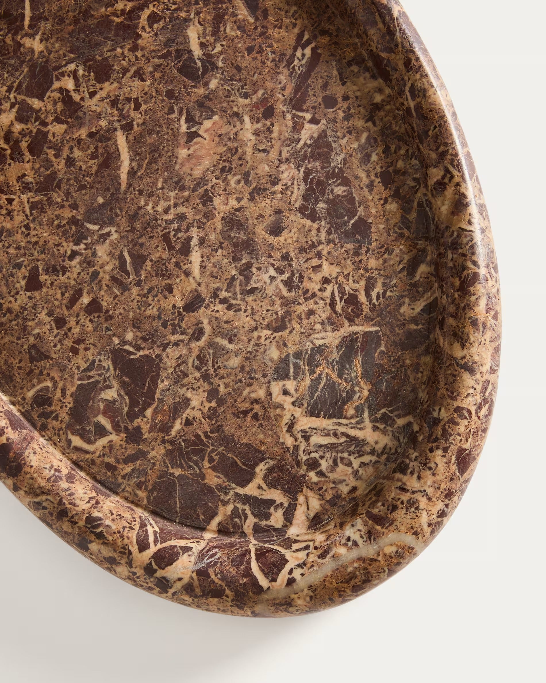 Taca LENOREL bordowy marmur