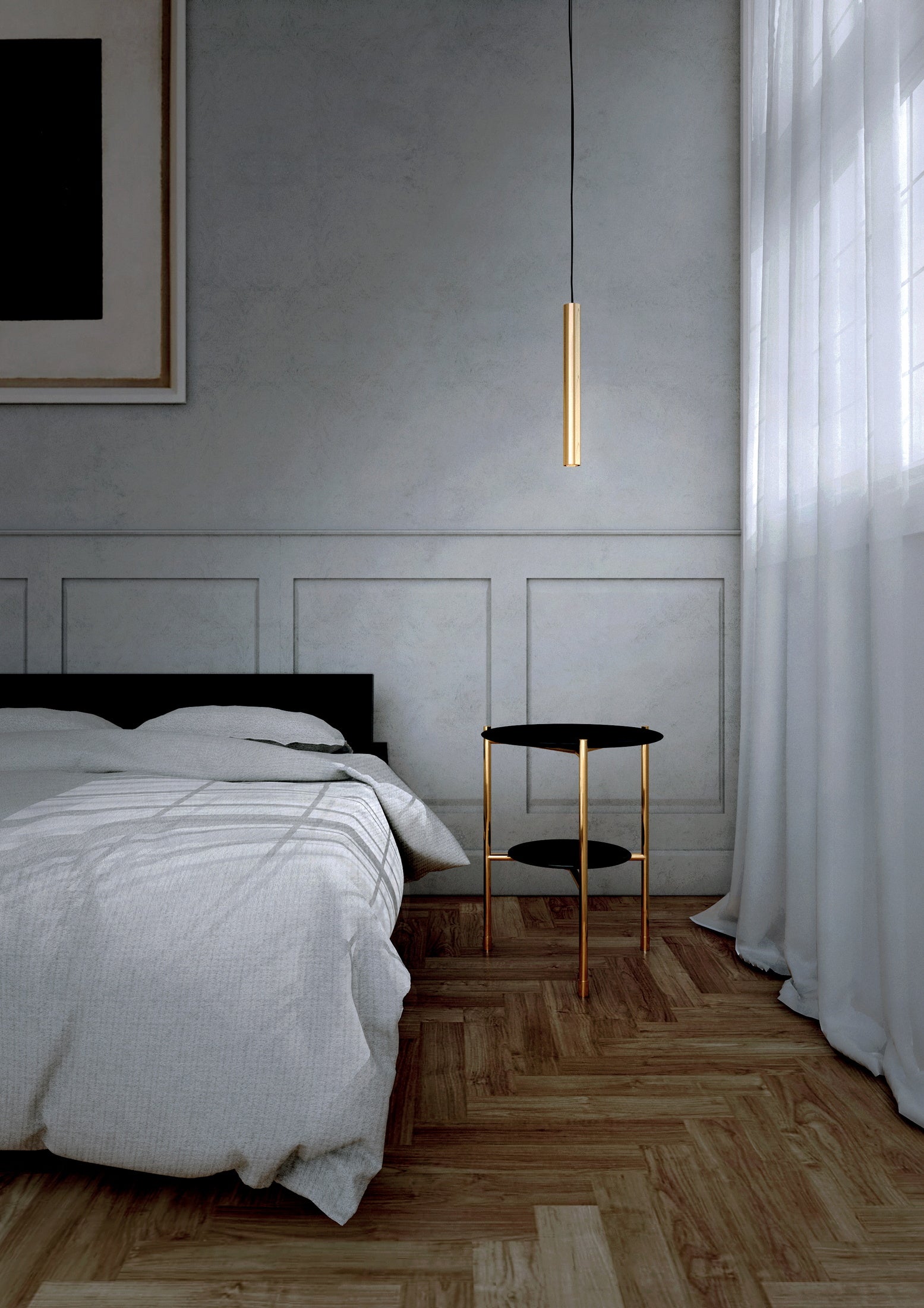 Lampa wisząca KOKO UNO matowy brązowy