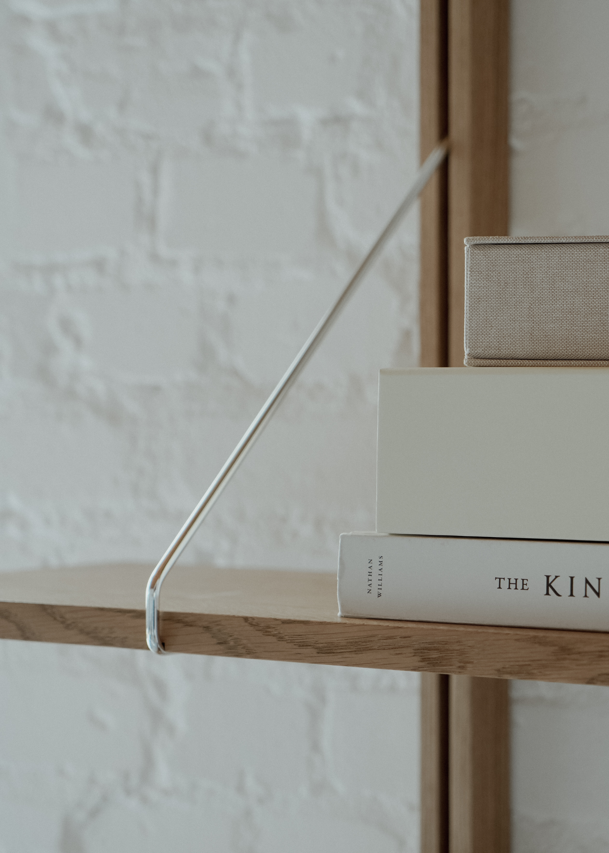 Regał ścienny RODD drewno dębowe