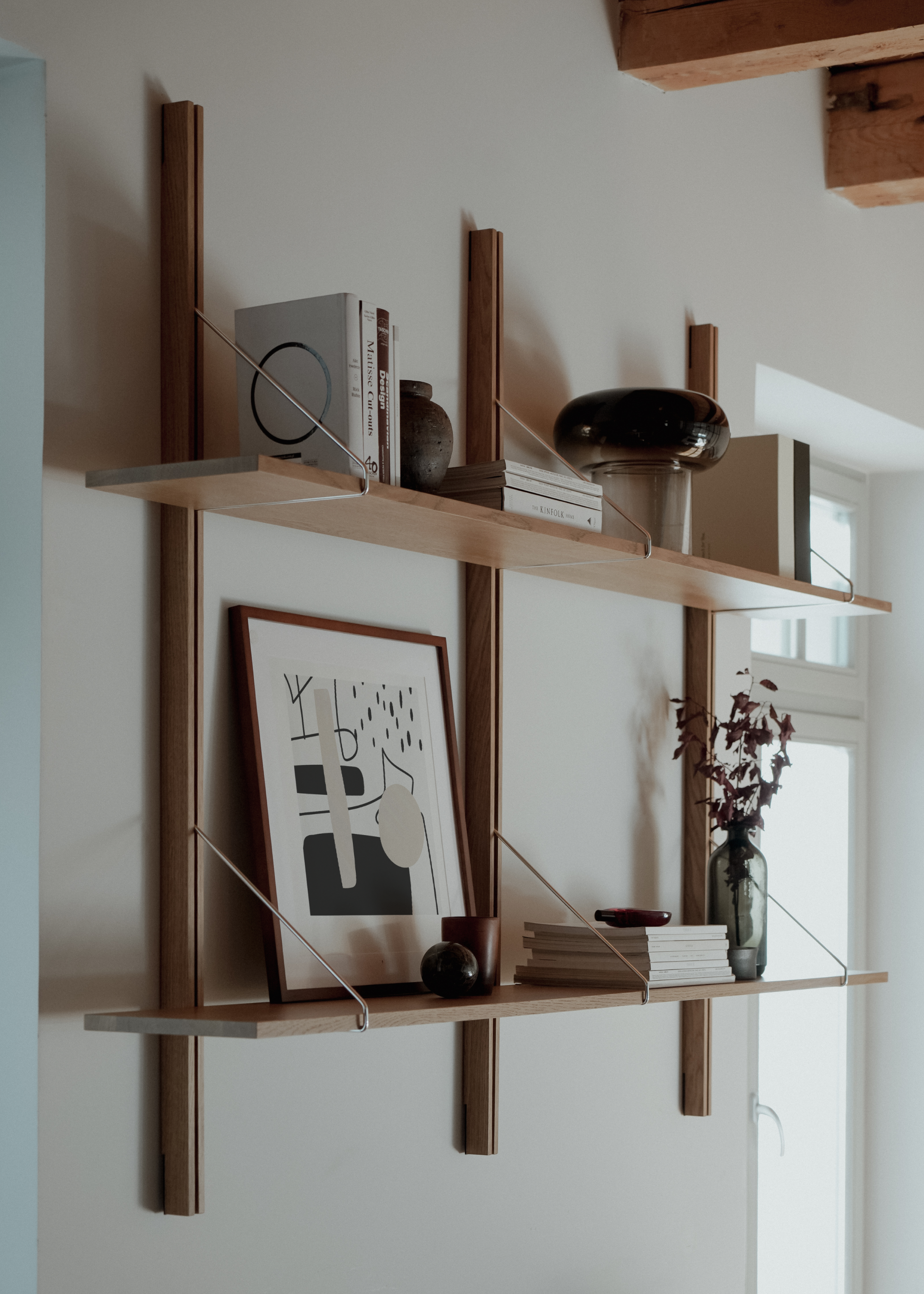 RODD DUO Wall Shelf Oak Wood