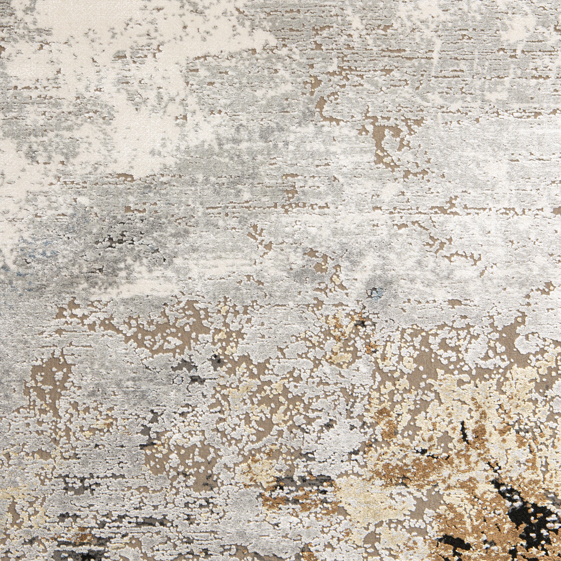 Dywan ROYAL szary z niebieskim i brązowym