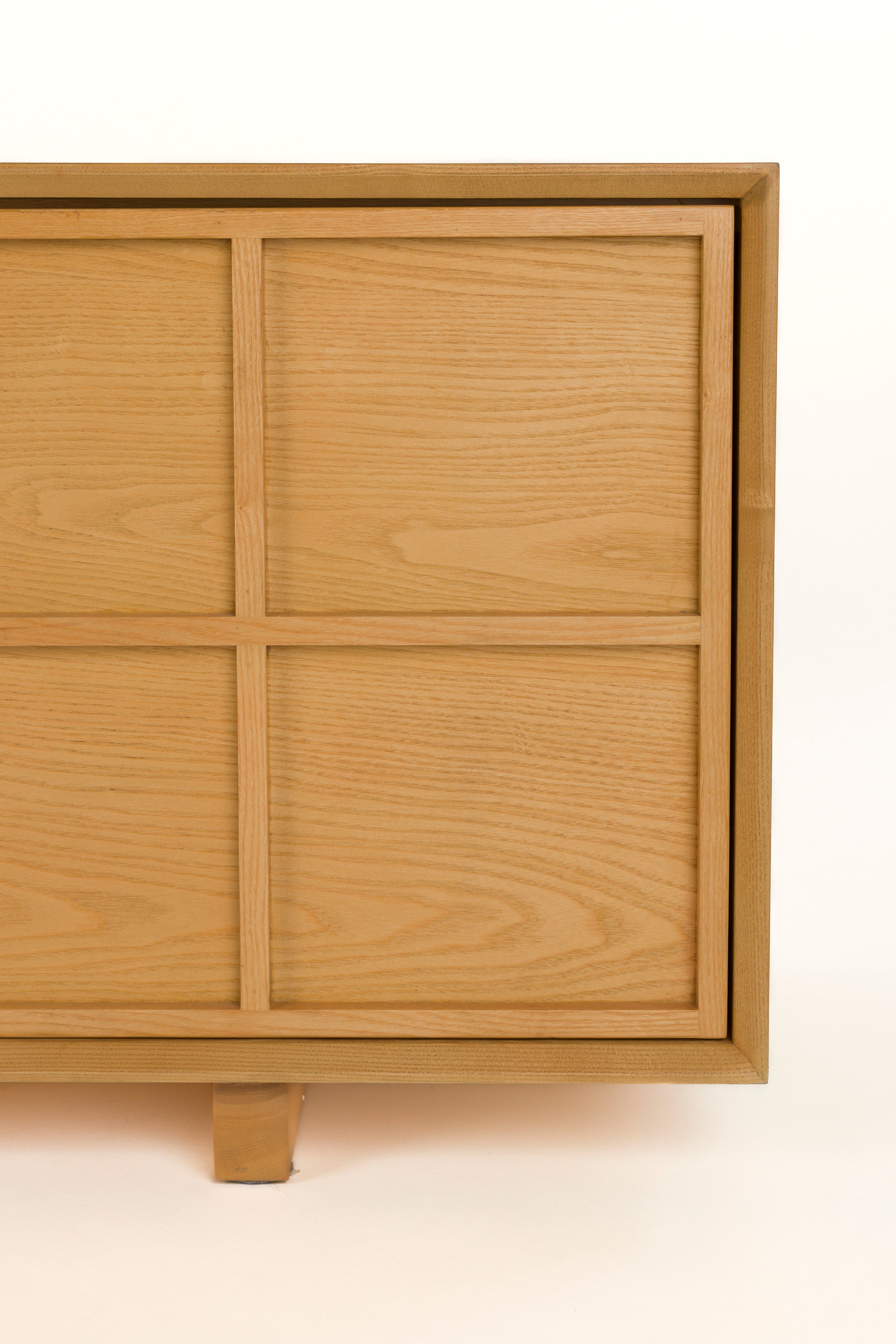 Szafka RTV RASTER fornir jesionowy