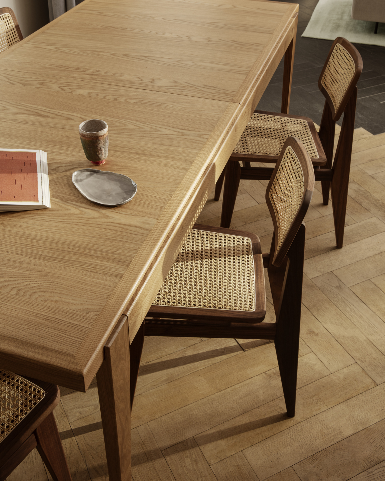 Stół rozładany S-TABLE drewno orzechowe