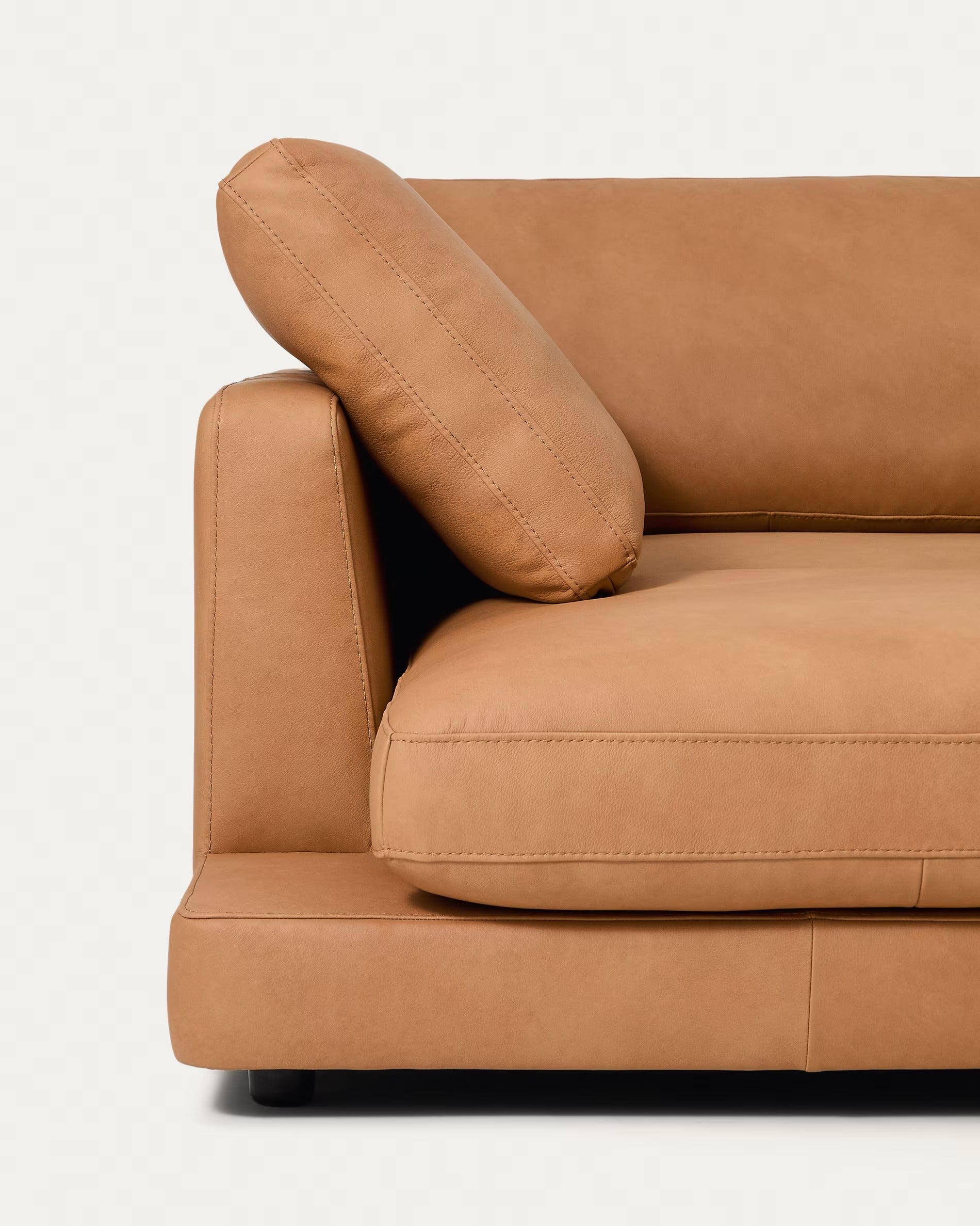 Narożnik 4-osobowy lewostronny GALA skóra naturalna